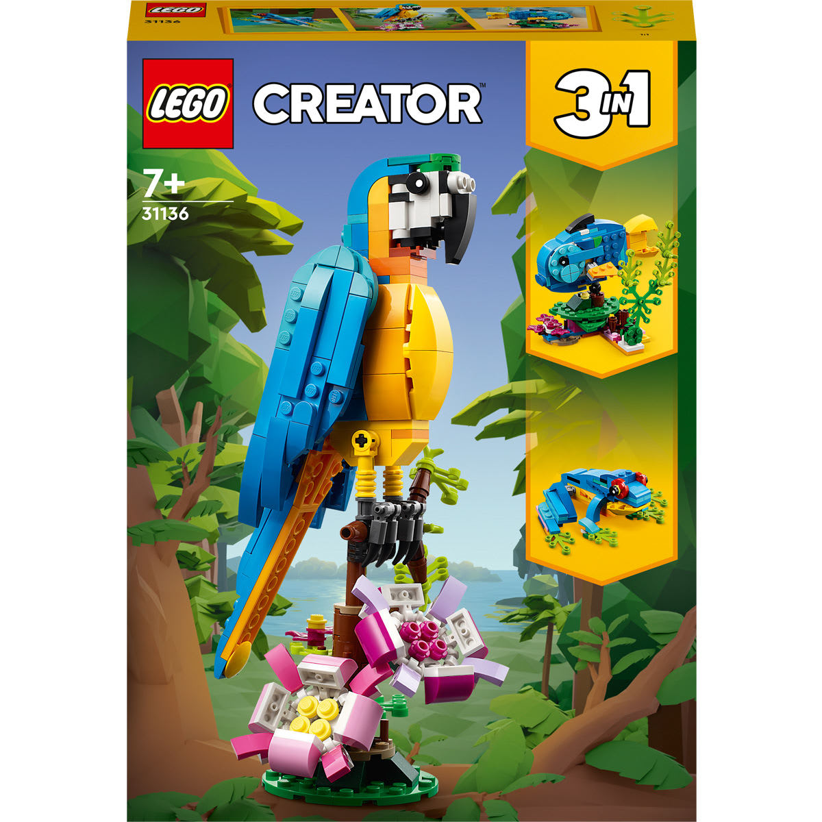 LEGO Creator Exotic Parrot 31136 Kmart NZ