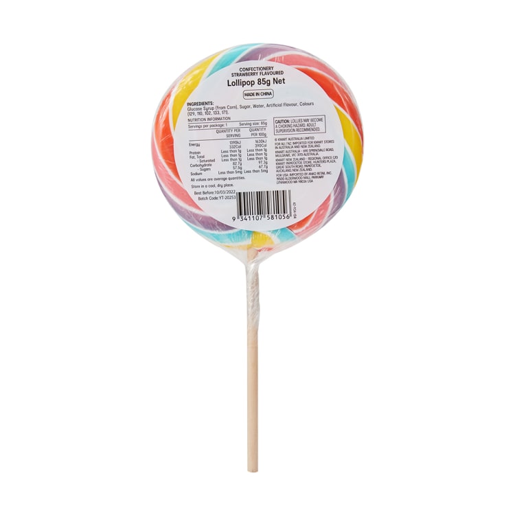 Lollipop 85g Kmart