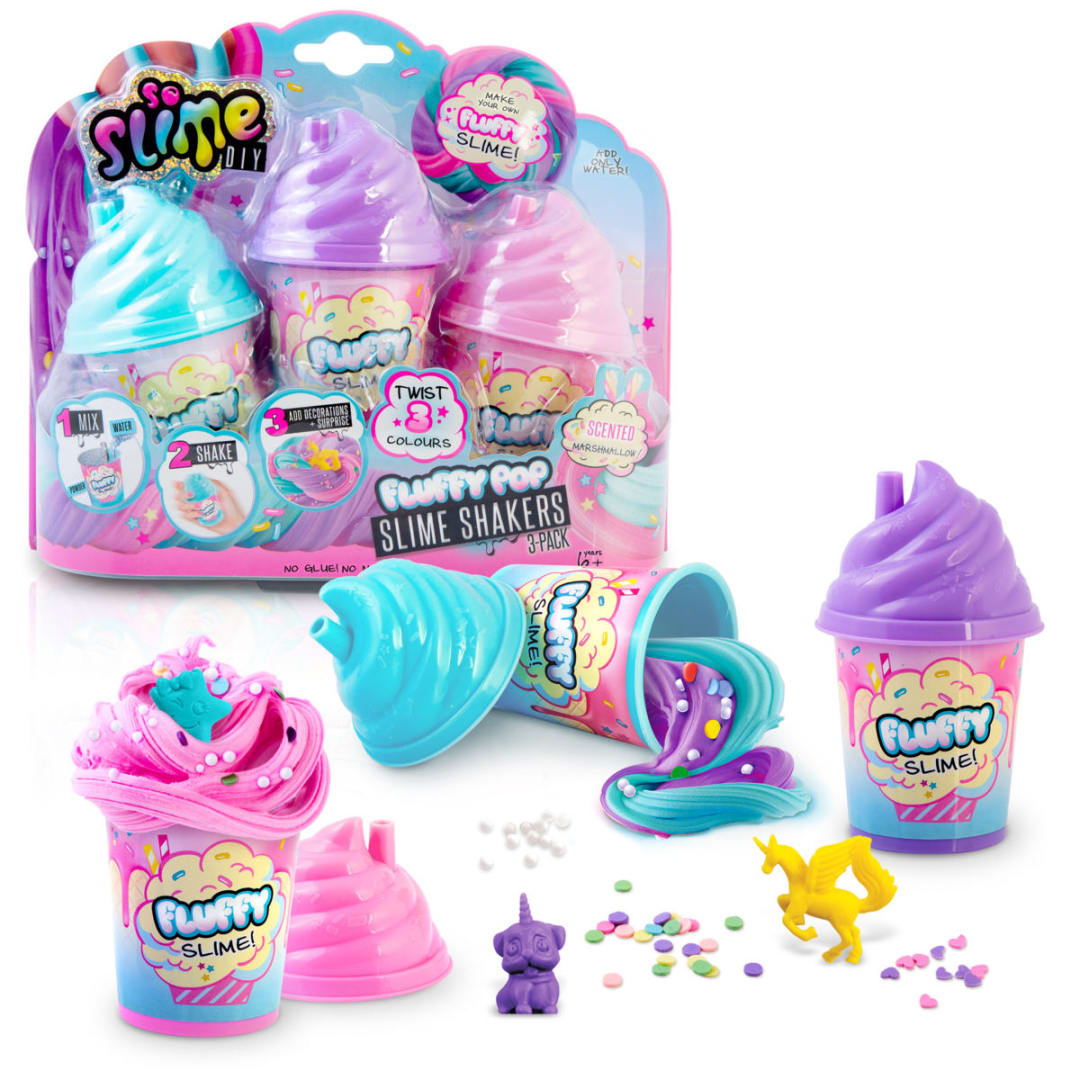 3 Pack So Slime DIY Fluffy Pop Shakers Kmart