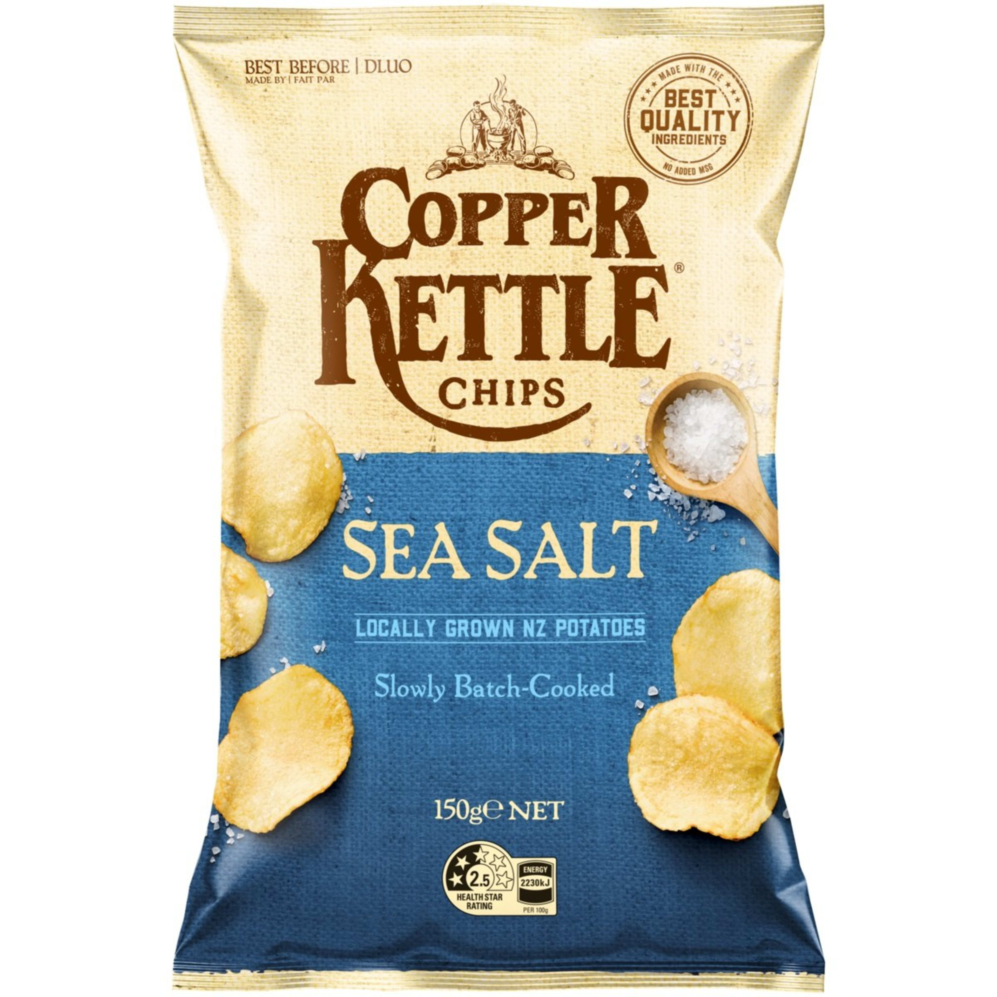 1 Copper Kettle Sea Salt Chips - 150g