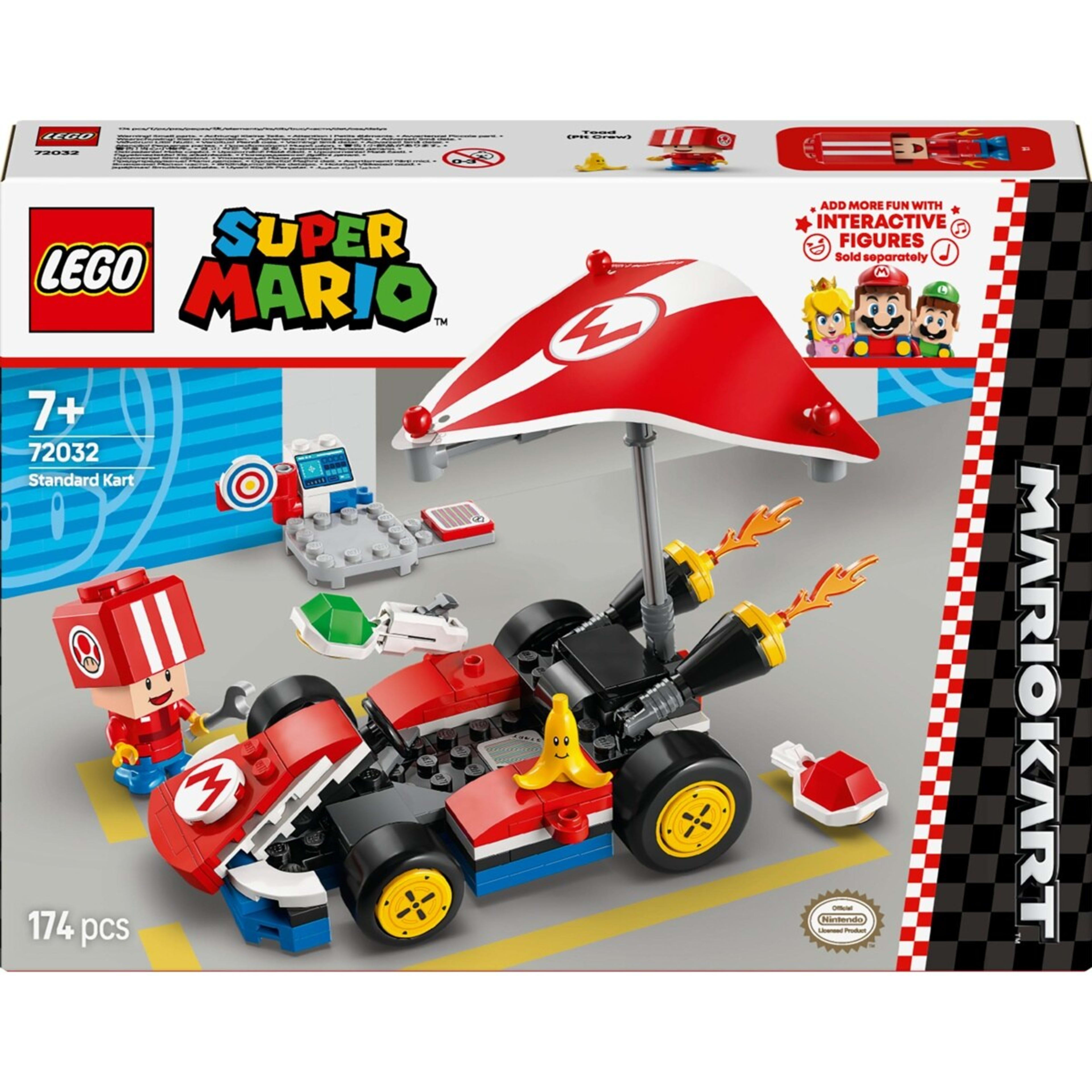 1 LEGO Super Mario: Mario Kart Standard Kart 72032, 1 of 10