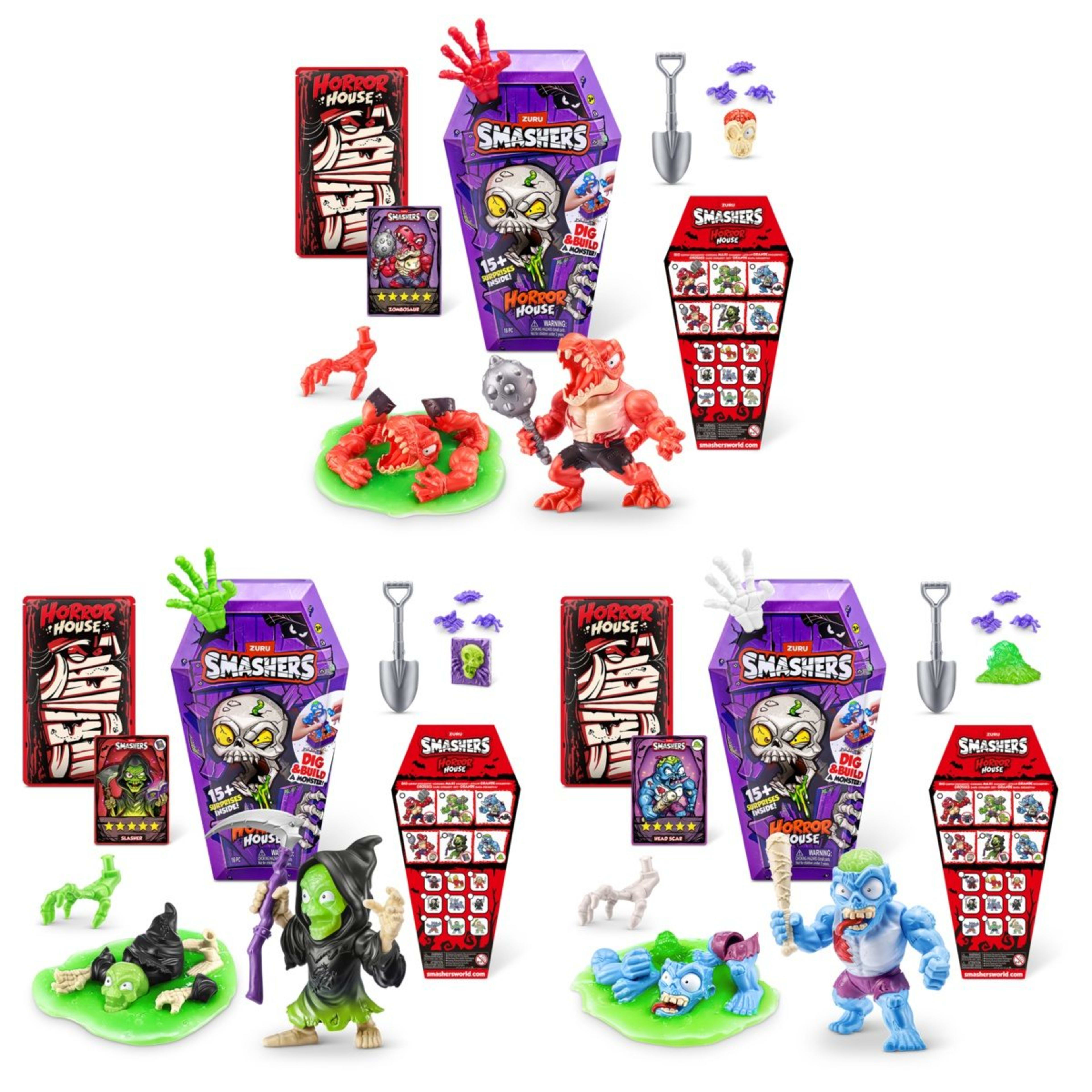 1 16 Piece Zuru Smashers Horror House Series 1 - Assorted