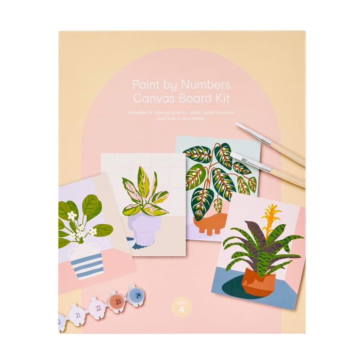 Paint by Numbers Canvas Board Kit Kmart