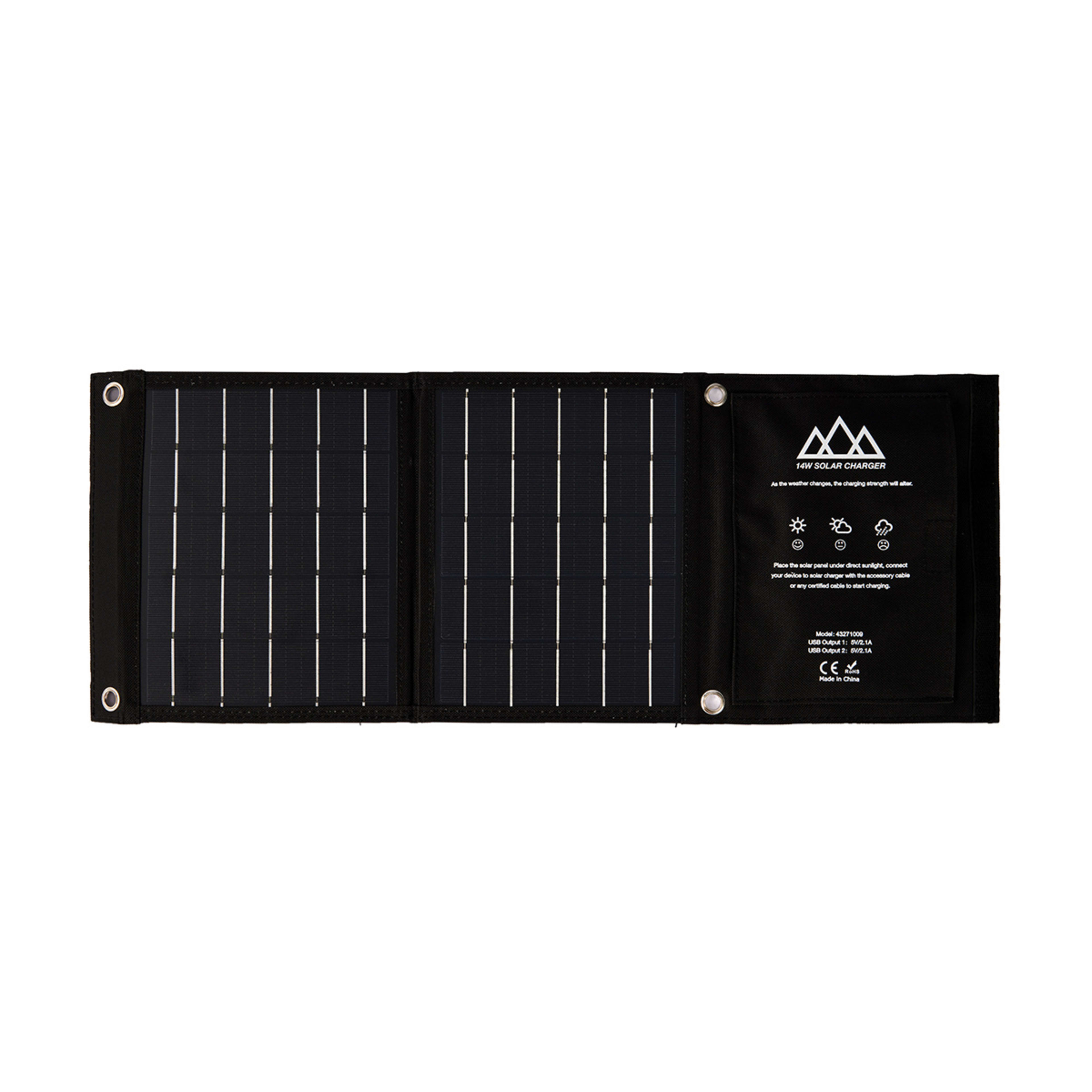 14W Portable Folding Solar Panel Kmart