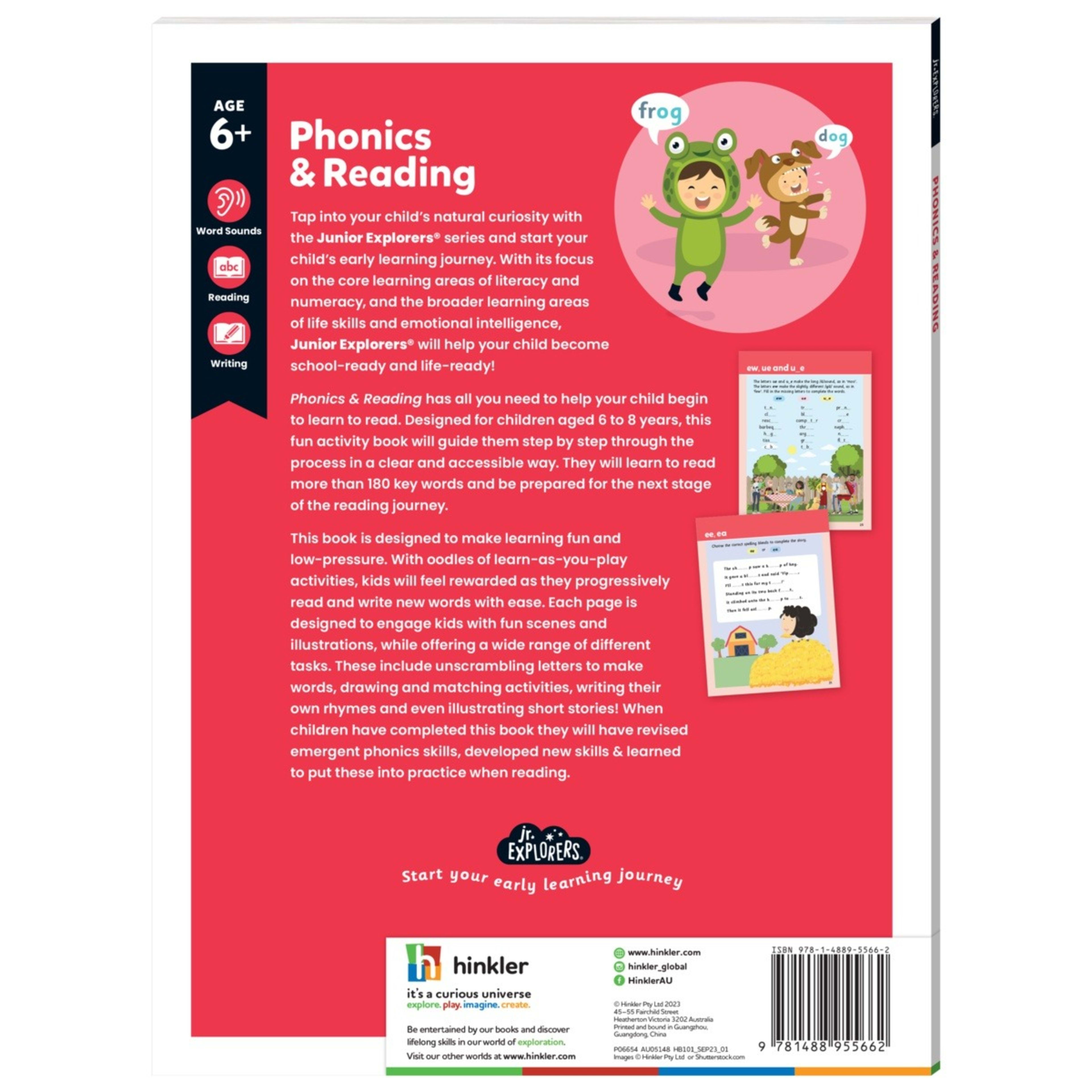 5 Junior Explorers: Phonics and Reading by Louise Park and Vicky Egan - Book, 5 of 5