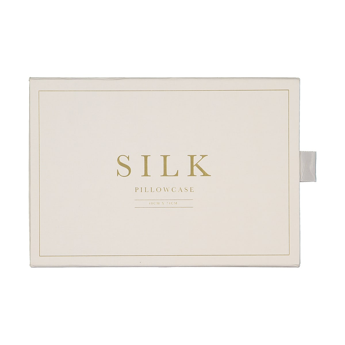 Silk Pillowcase Silver Kmart