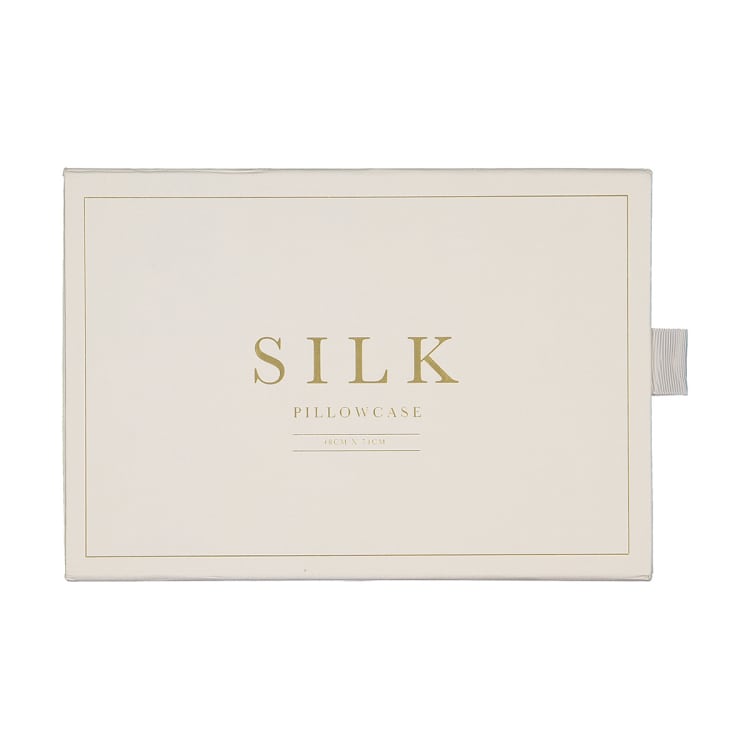 Silk Pillowcase Silver Kmart