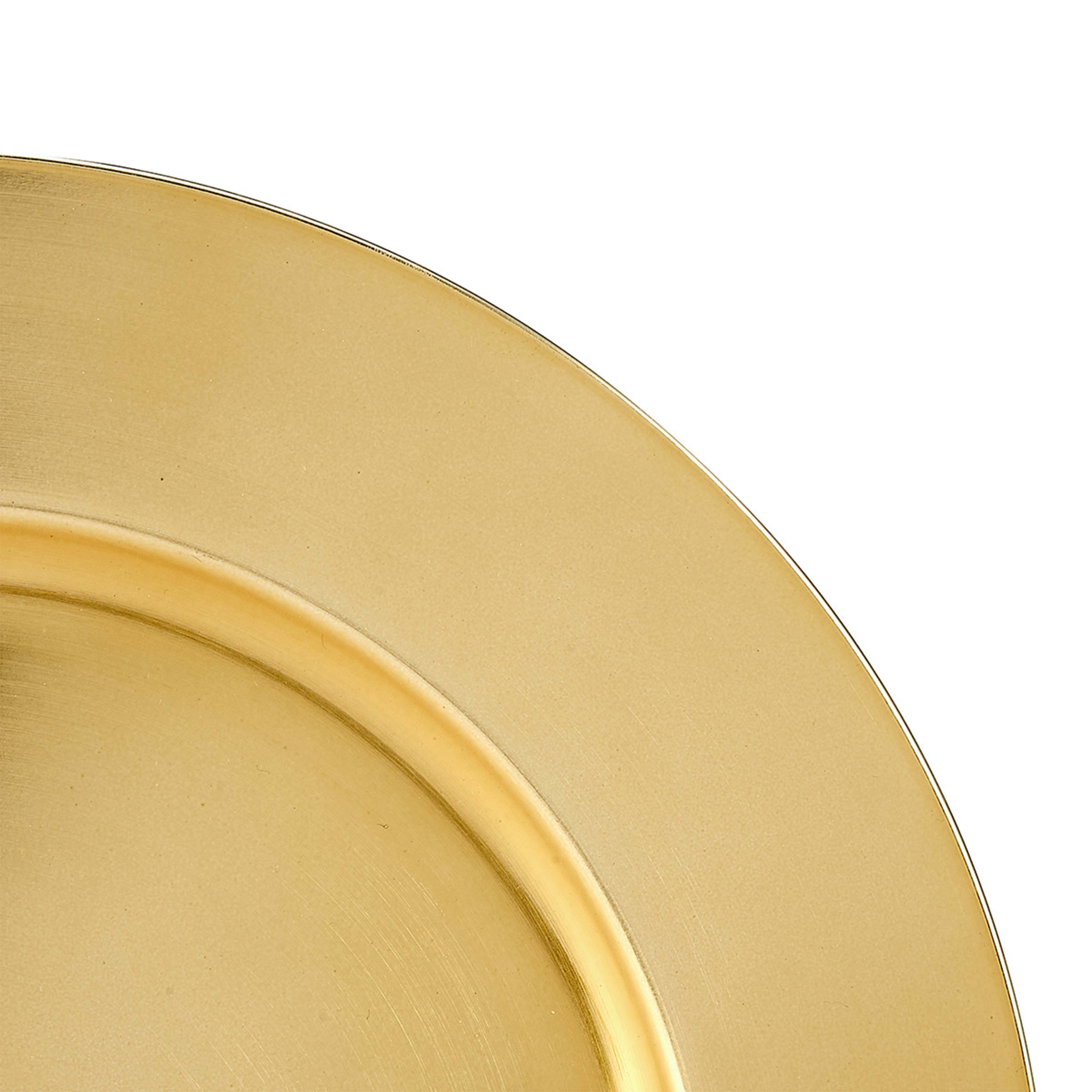 Gold Look Charger Plate Kmart