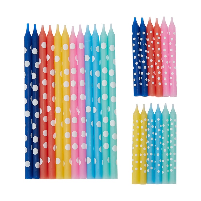 24 Piece Candles Kmart