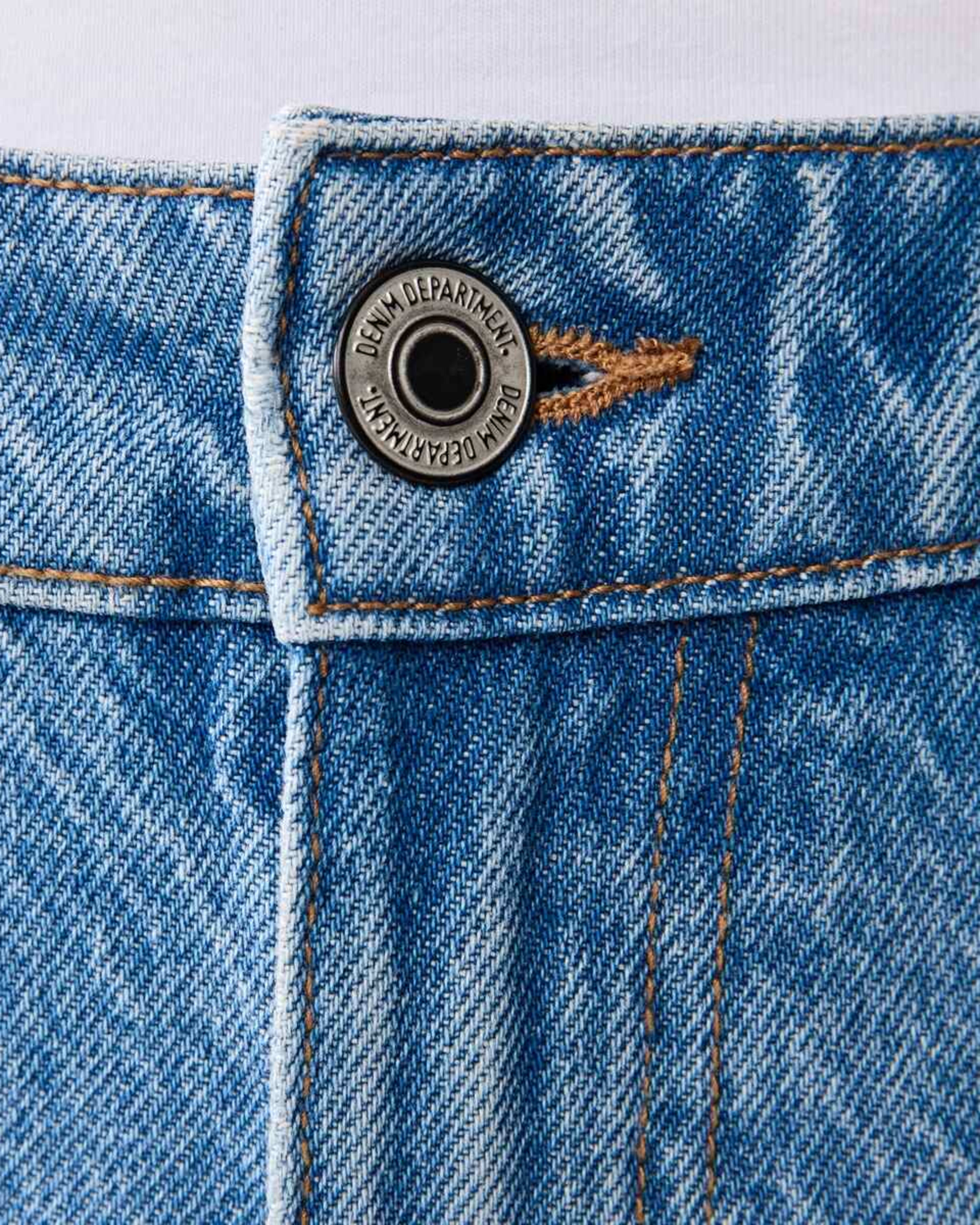 7 Wide Leg Raw Hem Jeans MID WASH, 7 of 7