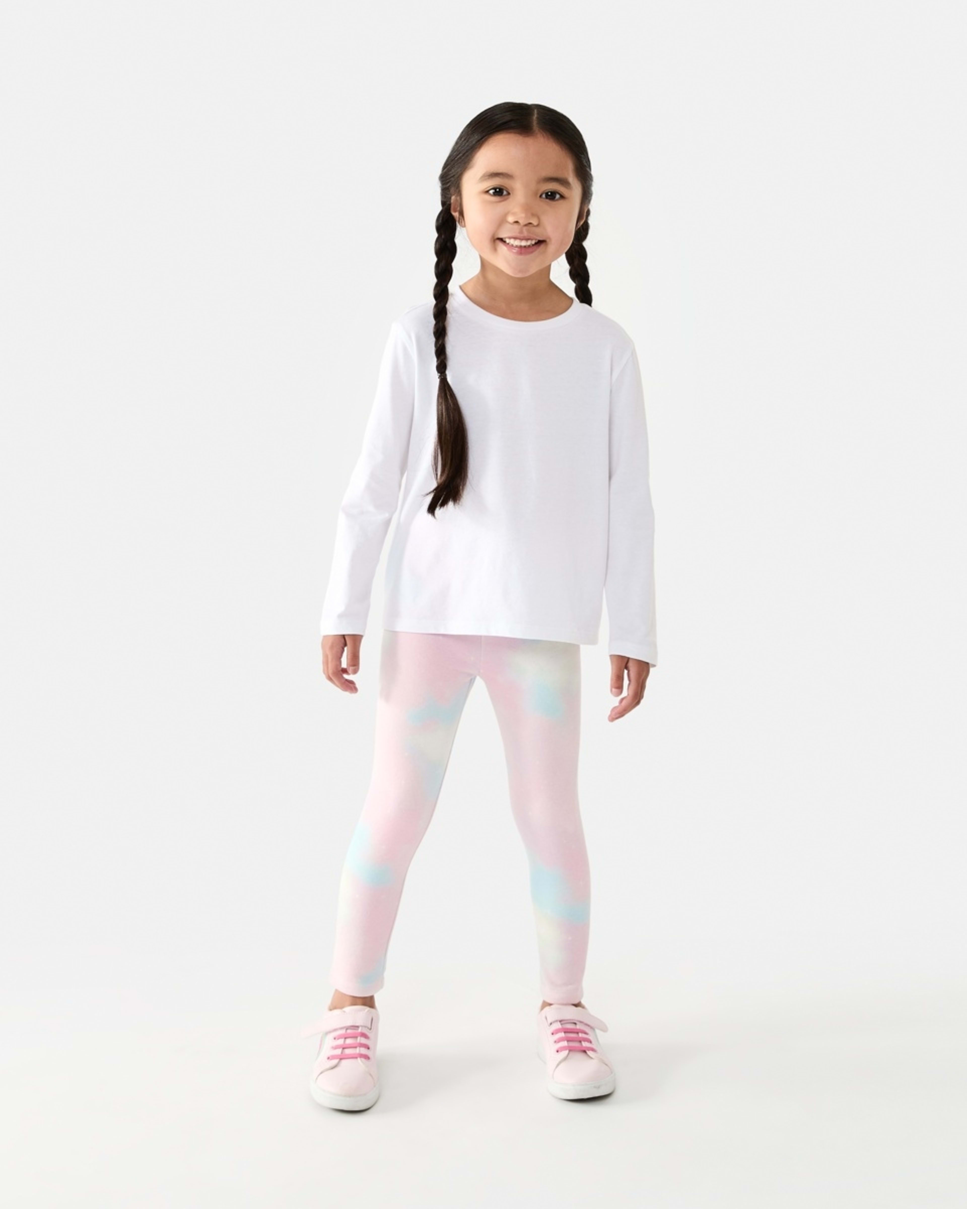 4 Fleecy Lined Leggings Galaxy, 4 of 8