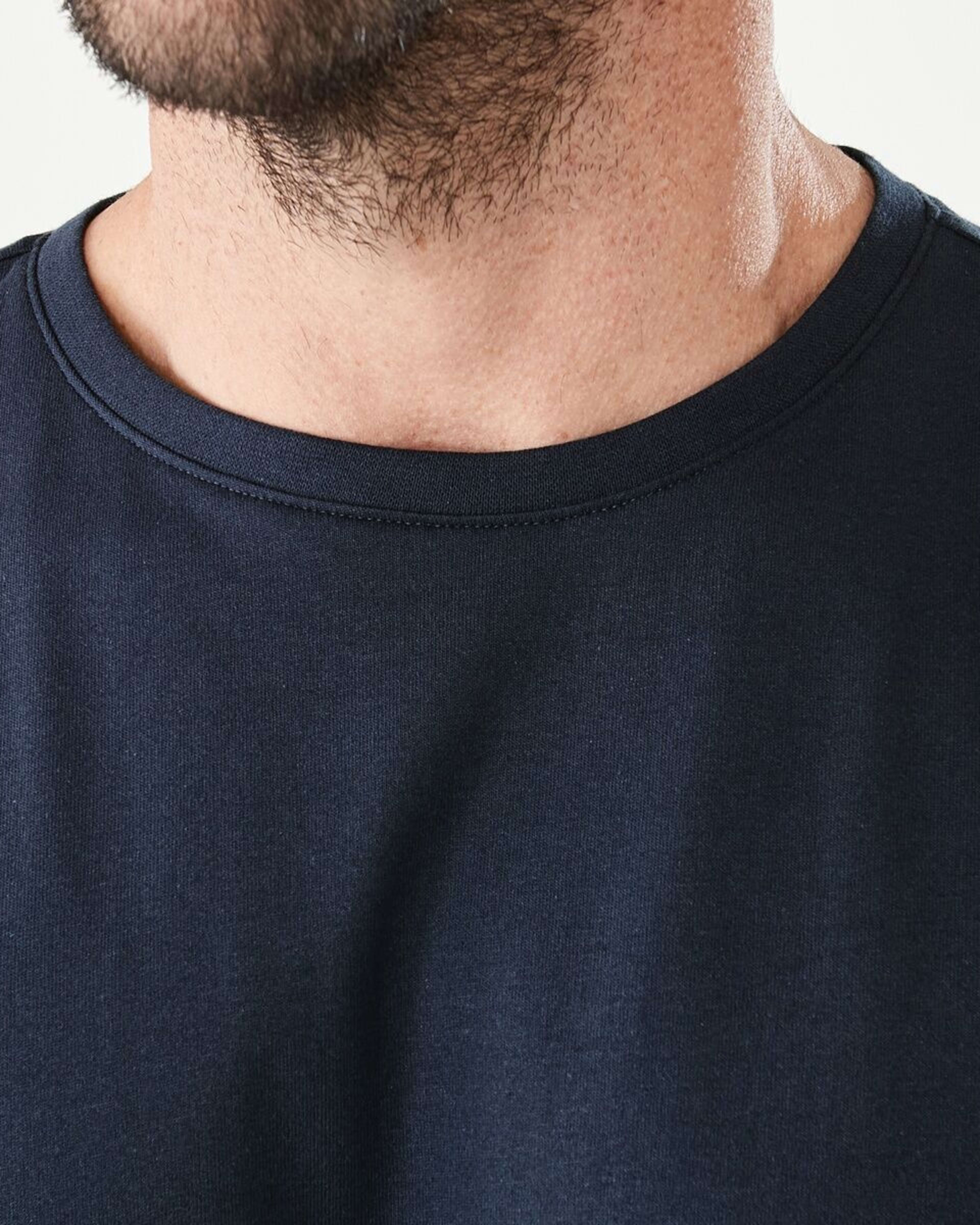 5 Plain Crew Neck T-shirt BLUE NIGHTS, 5 of 6