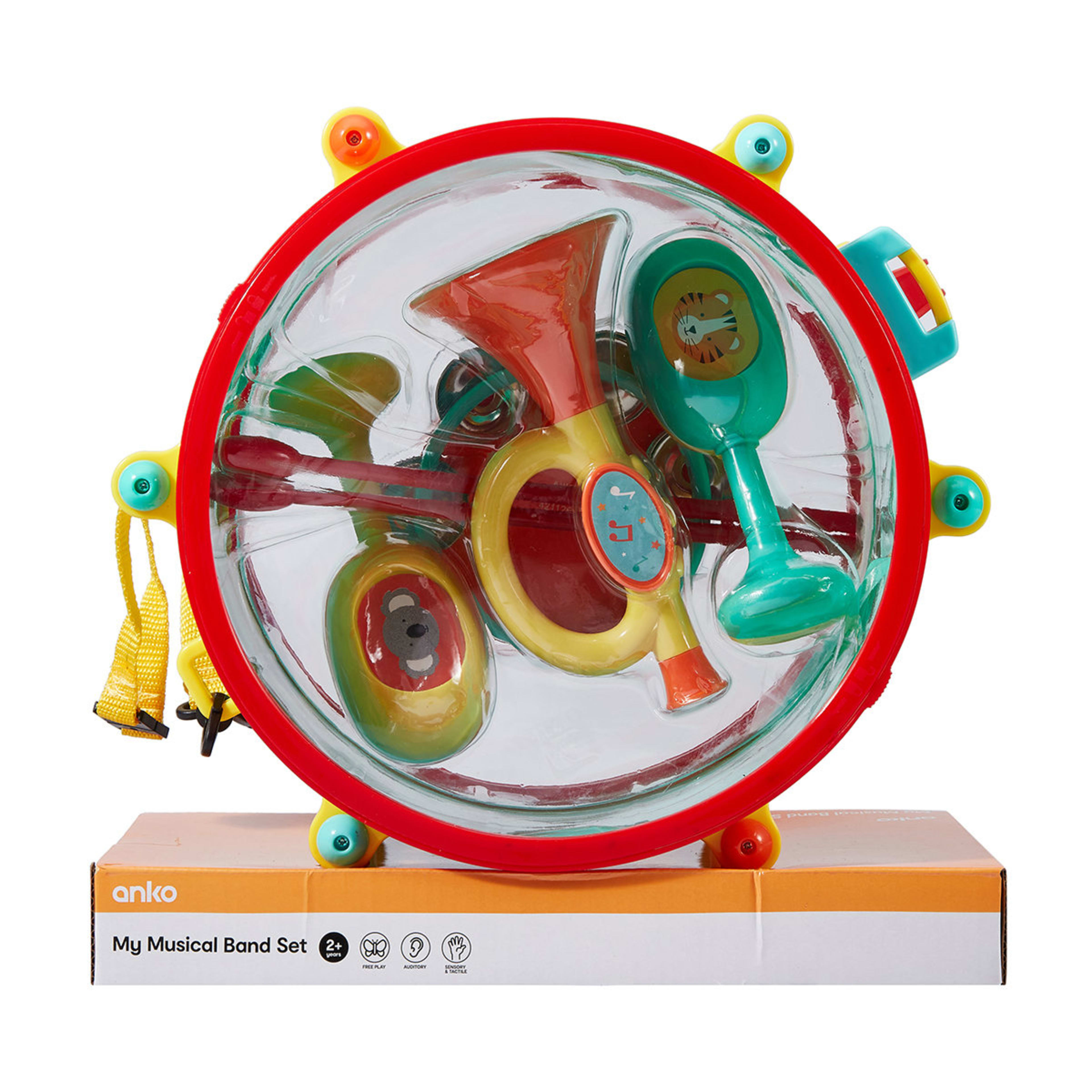 7 Piece Party Drum Set Kmart