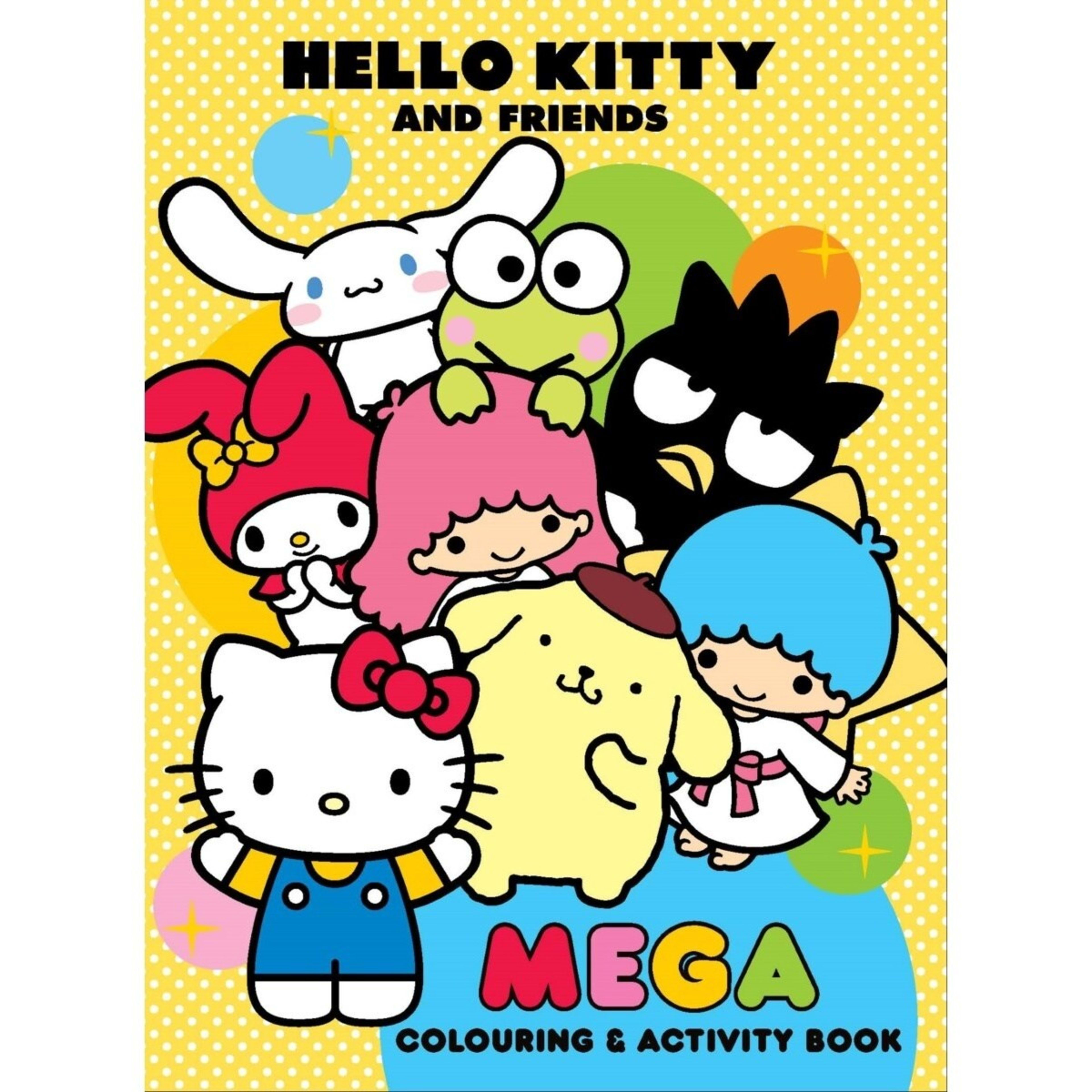 1 Hello Kitty and Friends: Mega Colouring & Activity Book, 1 of 2