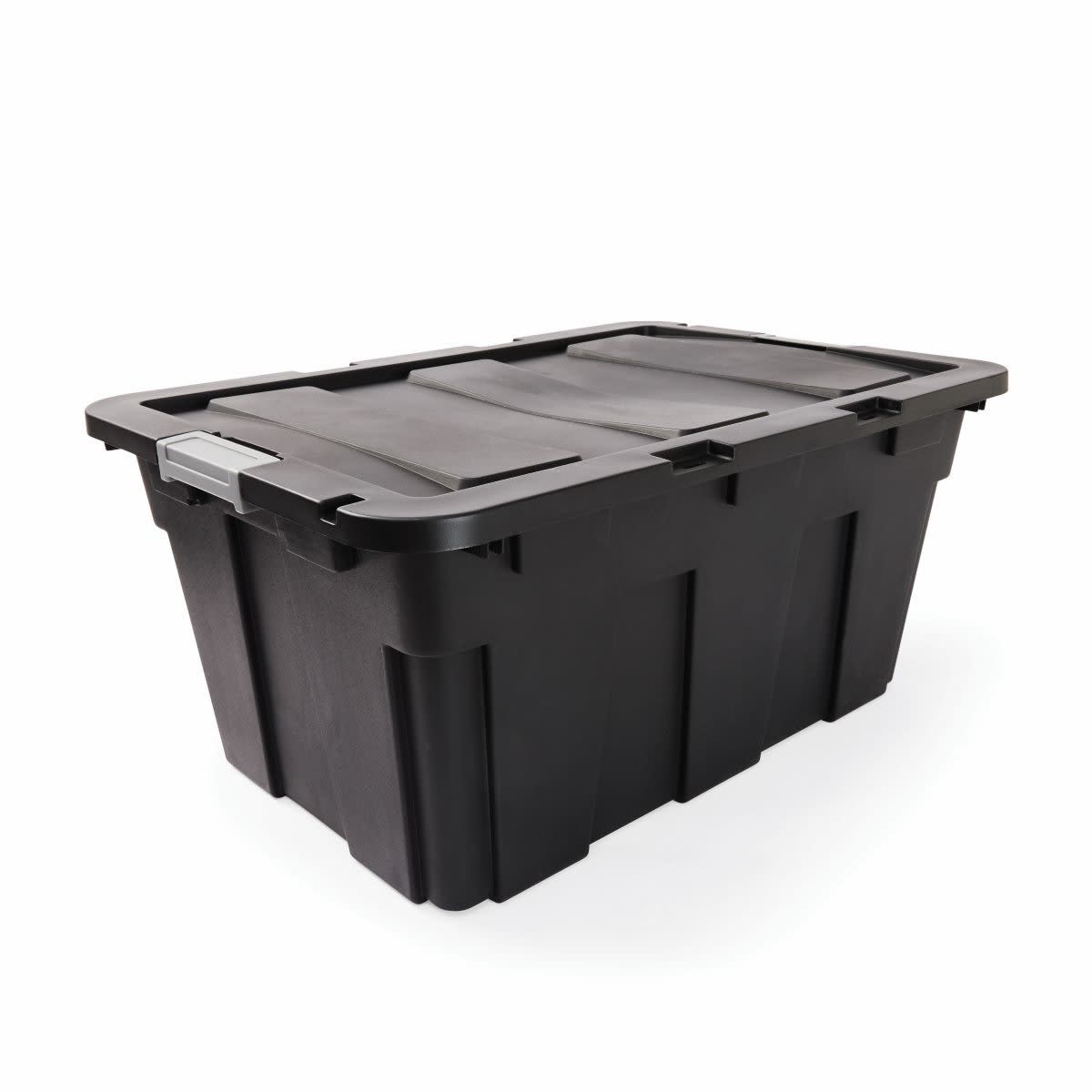 100L Heavy Duty Storage Container Black Kmart