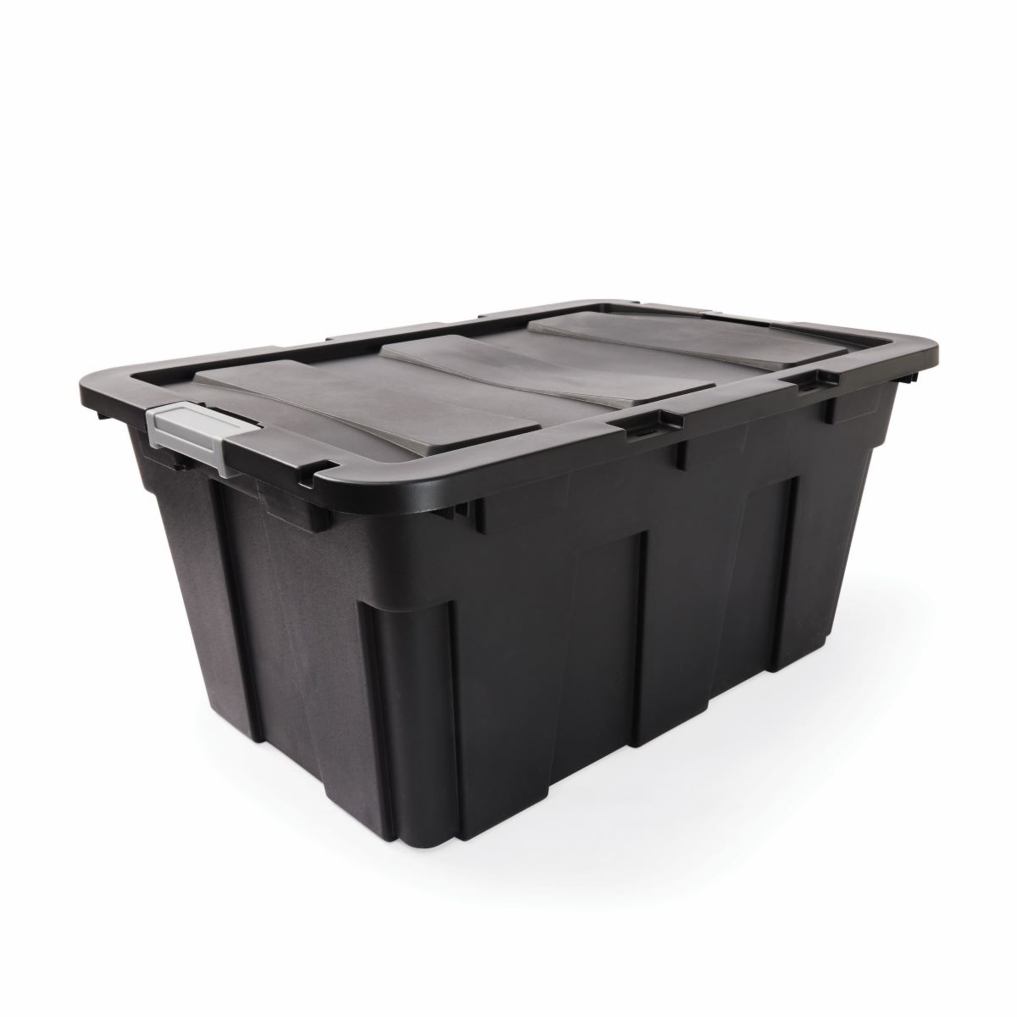 100L Heavy Duty Storage Container Black Kmart