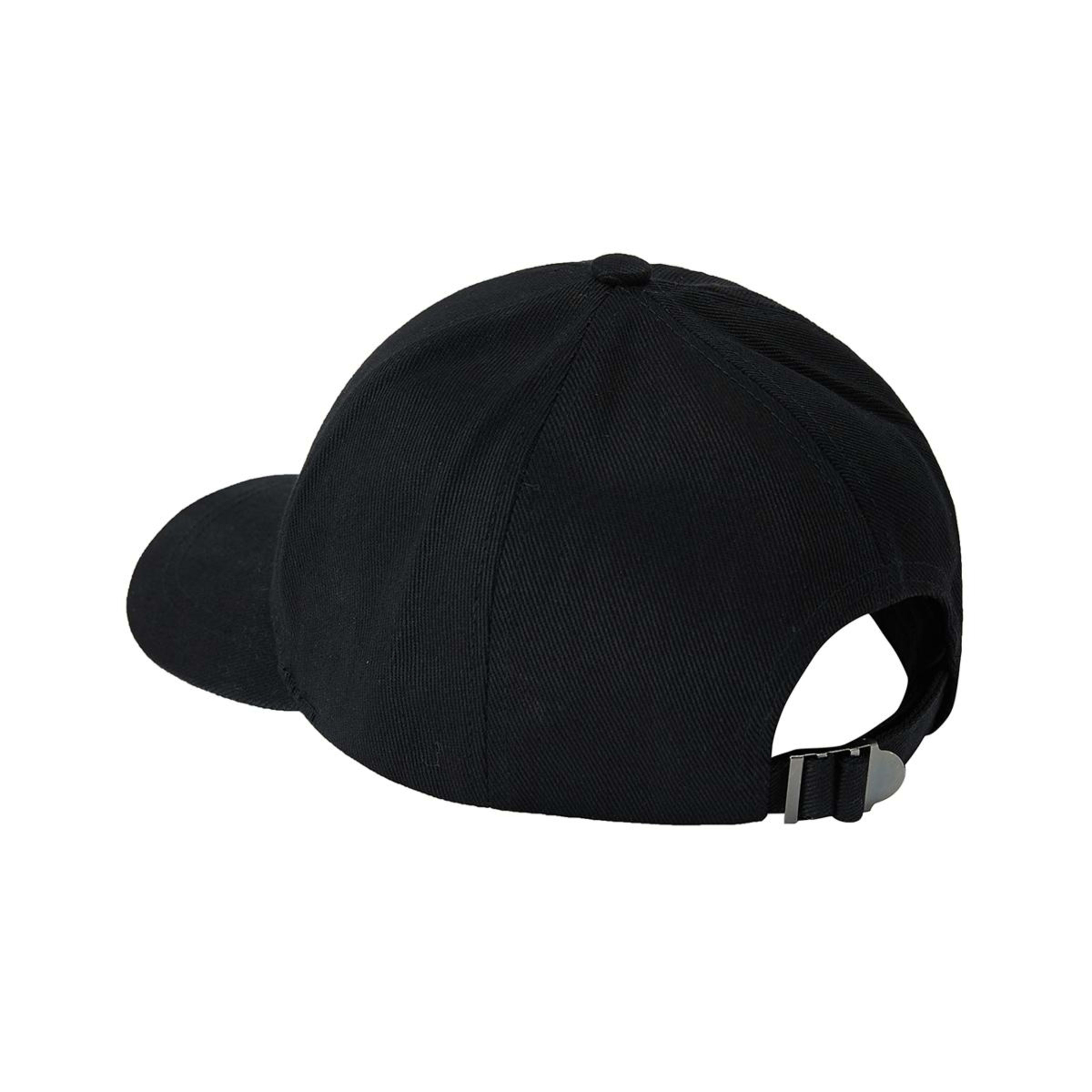 2 Heavy Twill Baseball Cap Black, 2 of 3