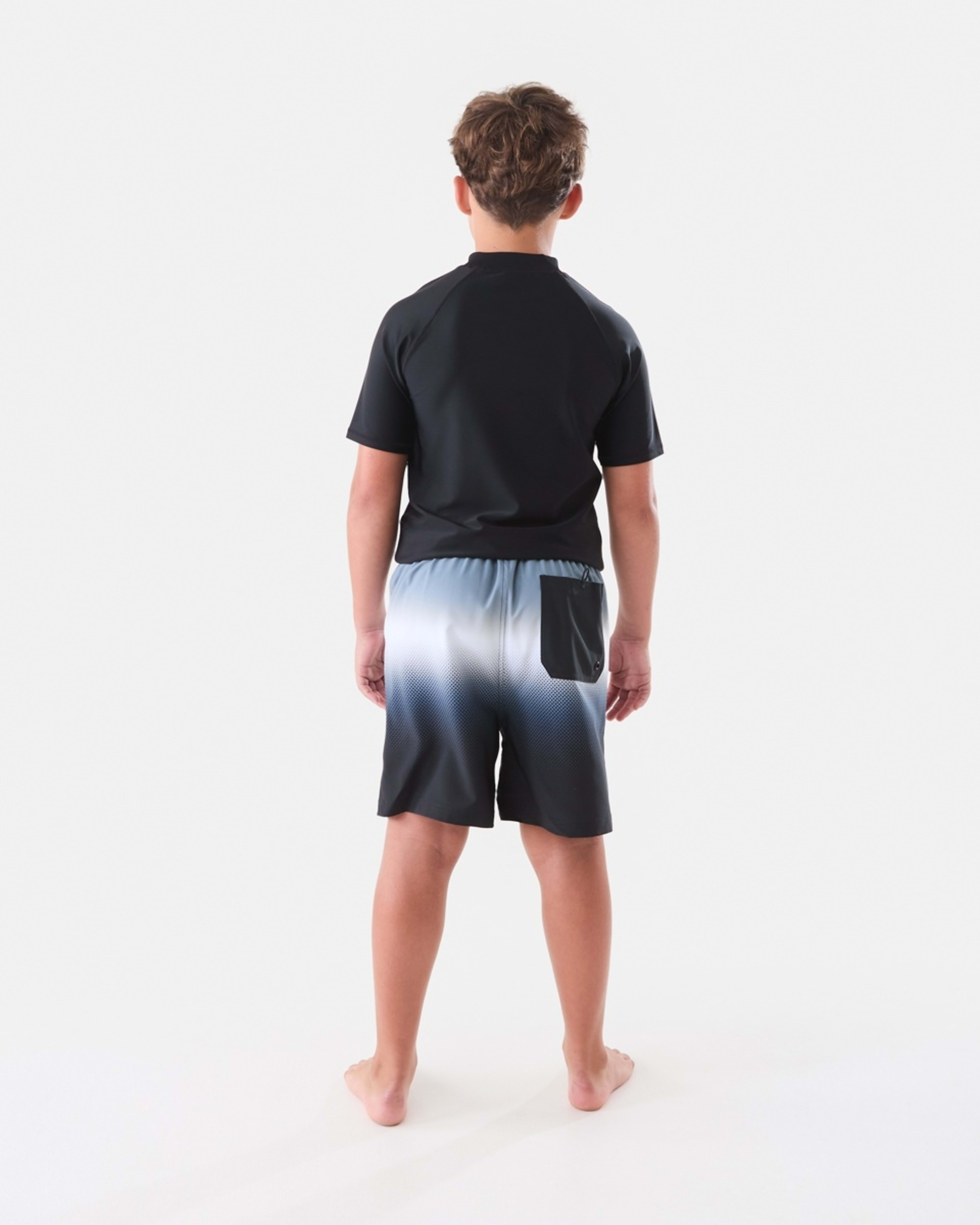 7 Longline Printed Swim Shorts Ombre Pal, 7 of 7