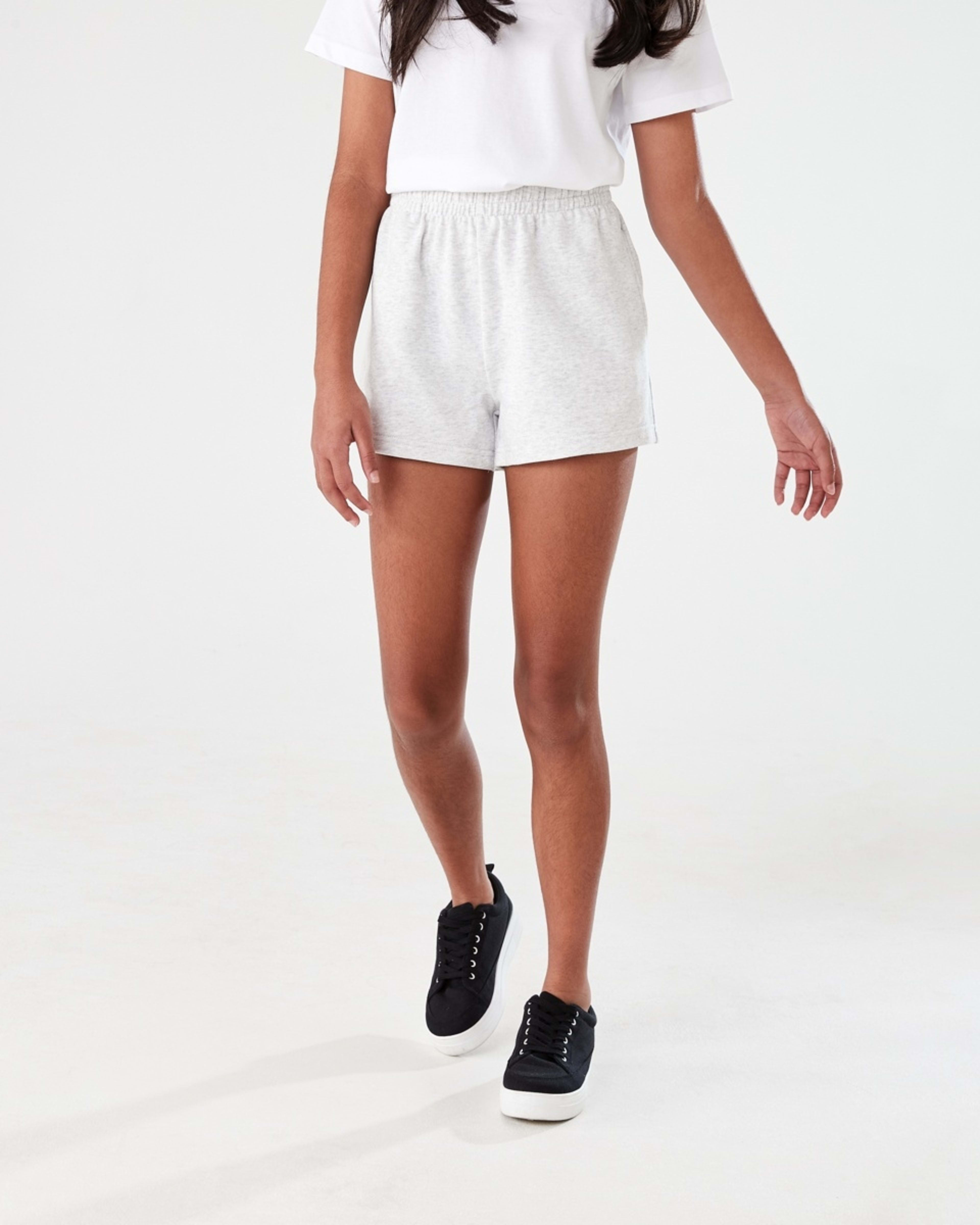 1 French Terry Shorts WHITE MARLE