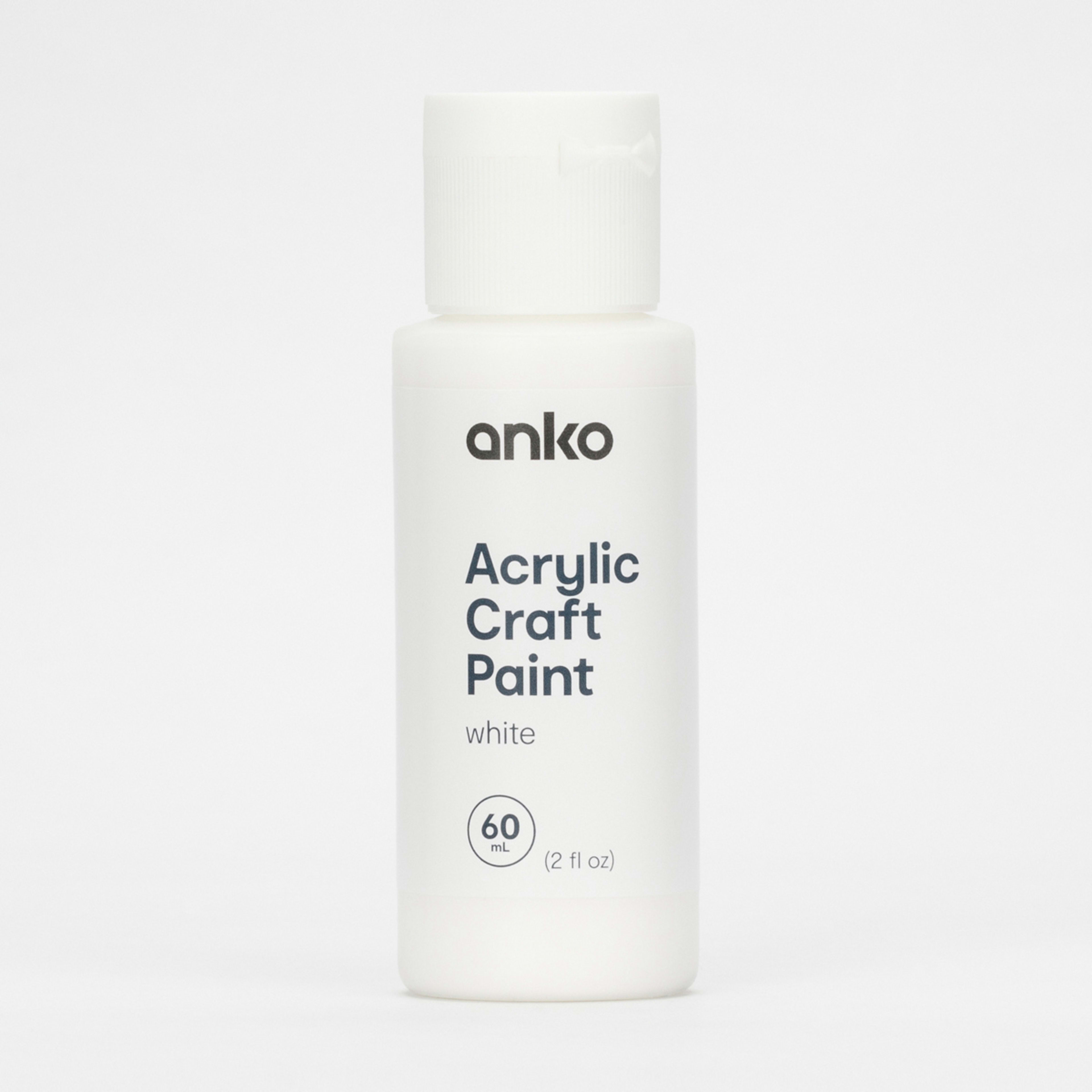 60ml Acrylic Craft Paint White Kmart