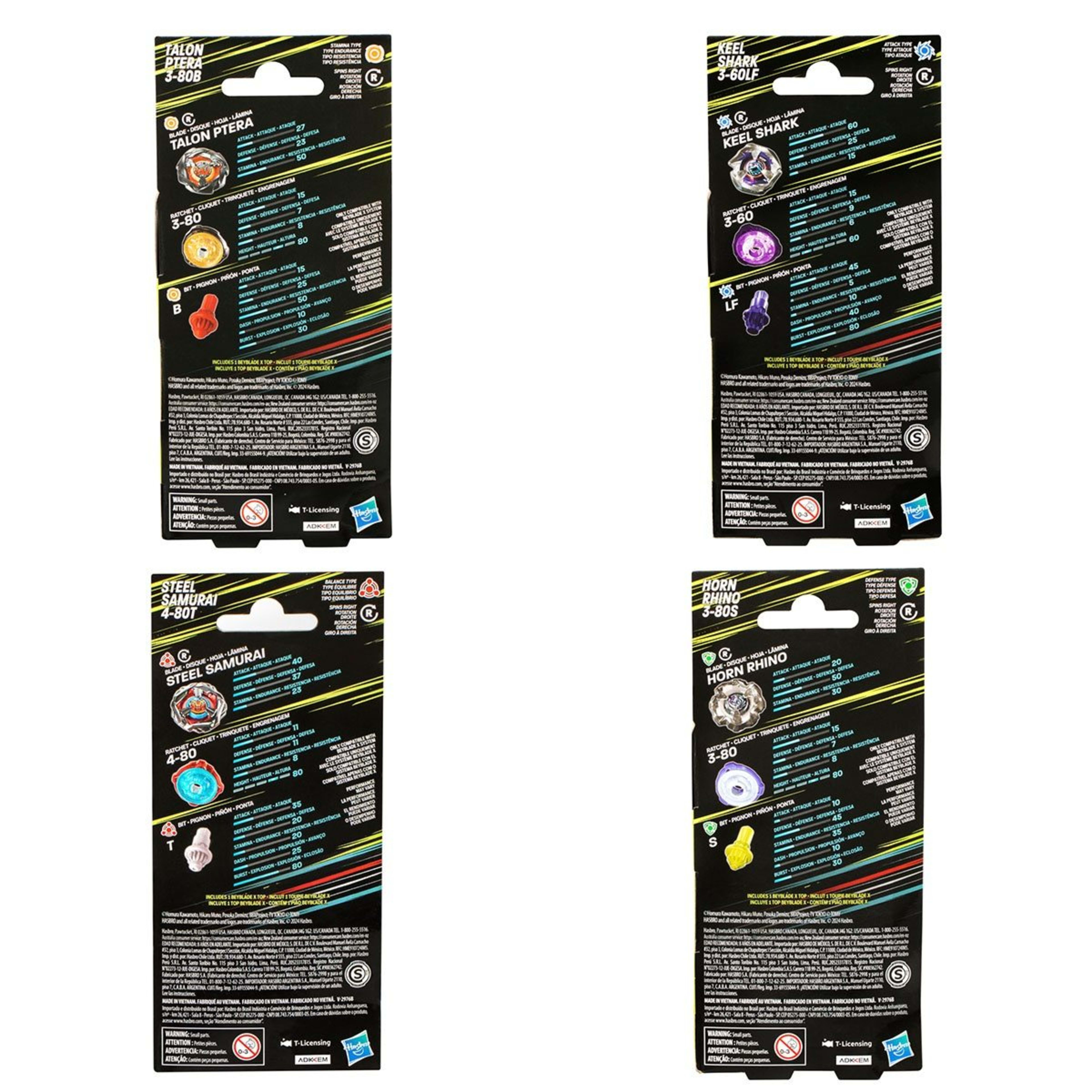6 Beyblade X Top - Assorted, 6 of 6