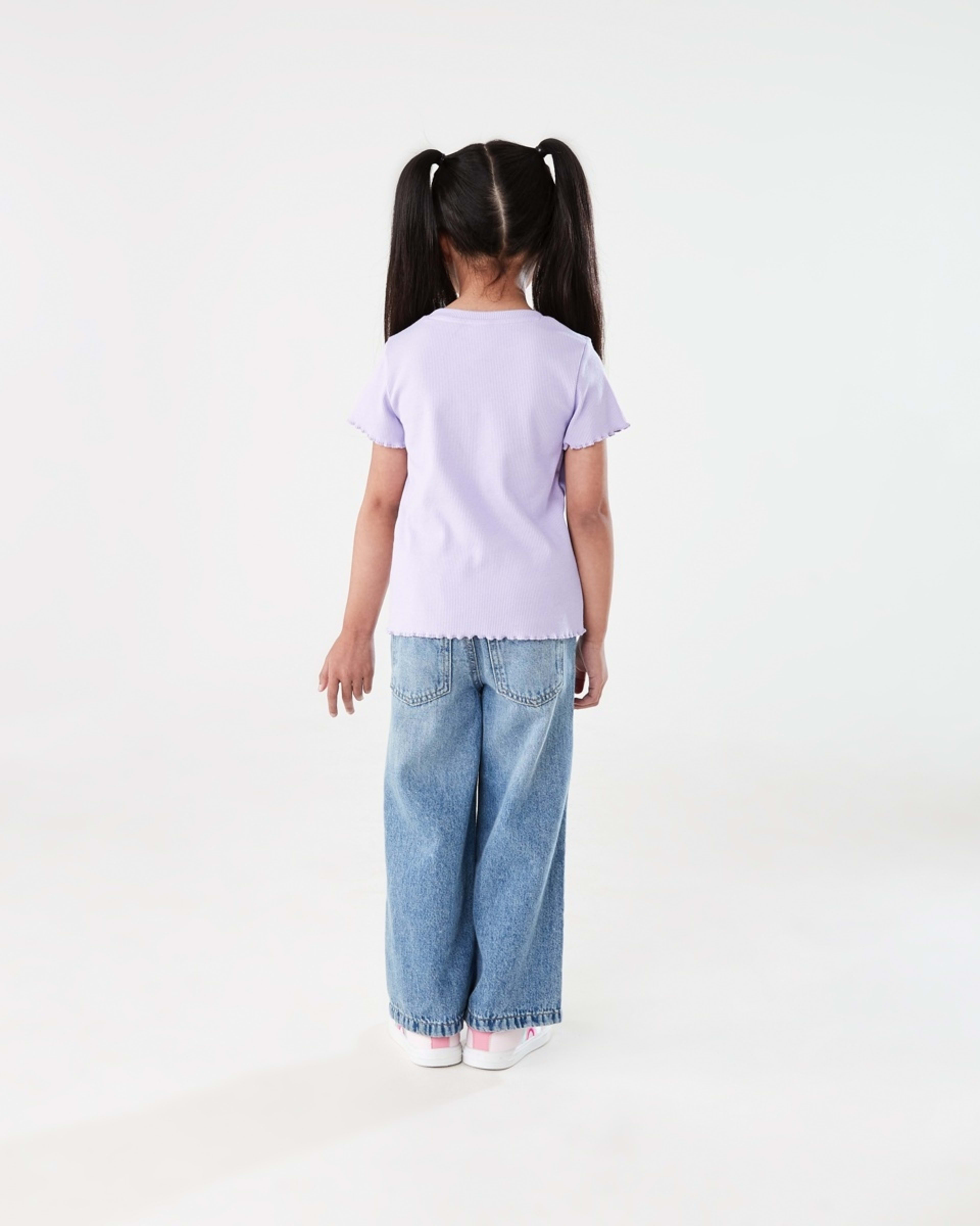 8 Short Sleeve Rib T-shirt PASTEL LILAC, 8 of 8