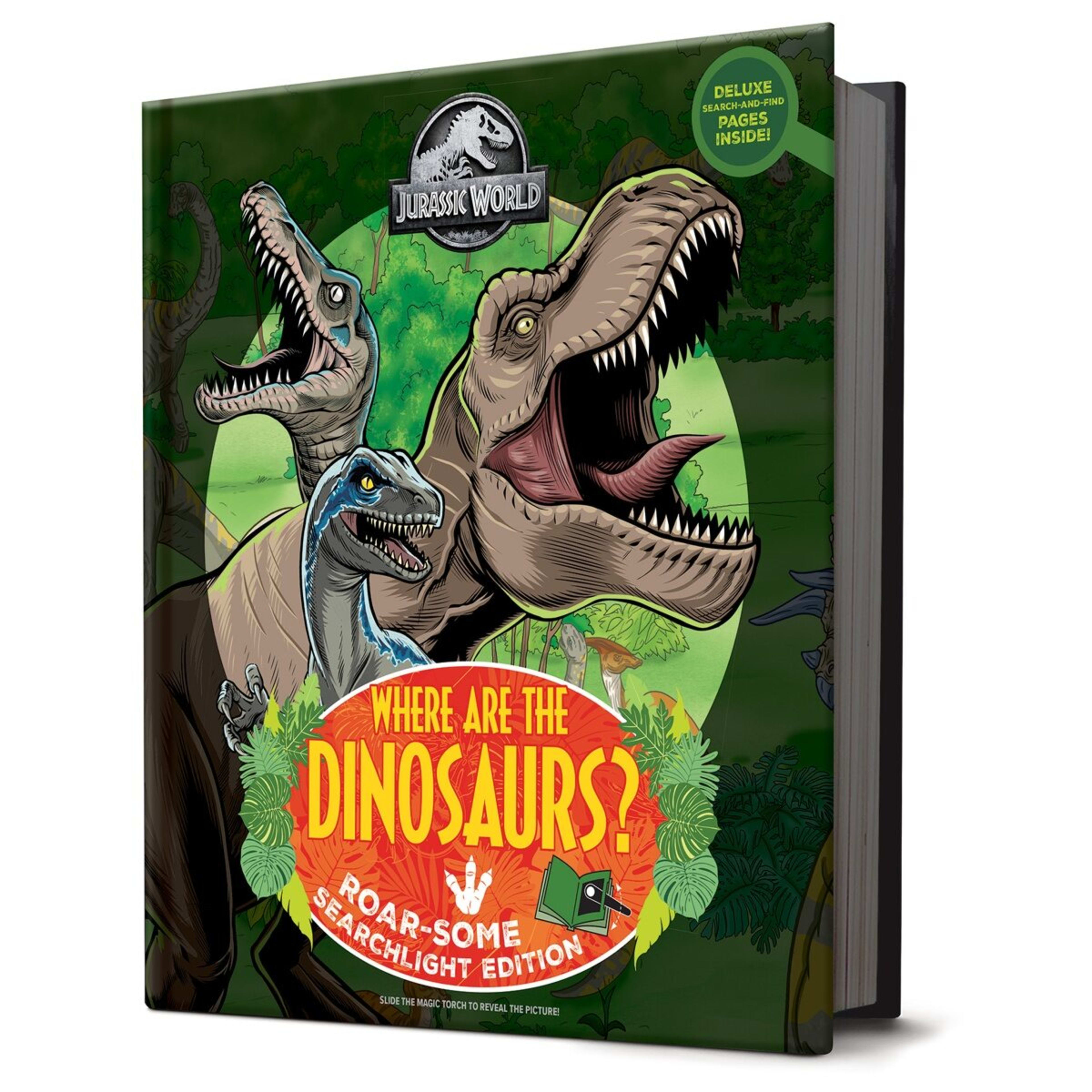 1 Jurassic World: Where are the Dinosaurs? Roar-Some Searchlight Edition - Book