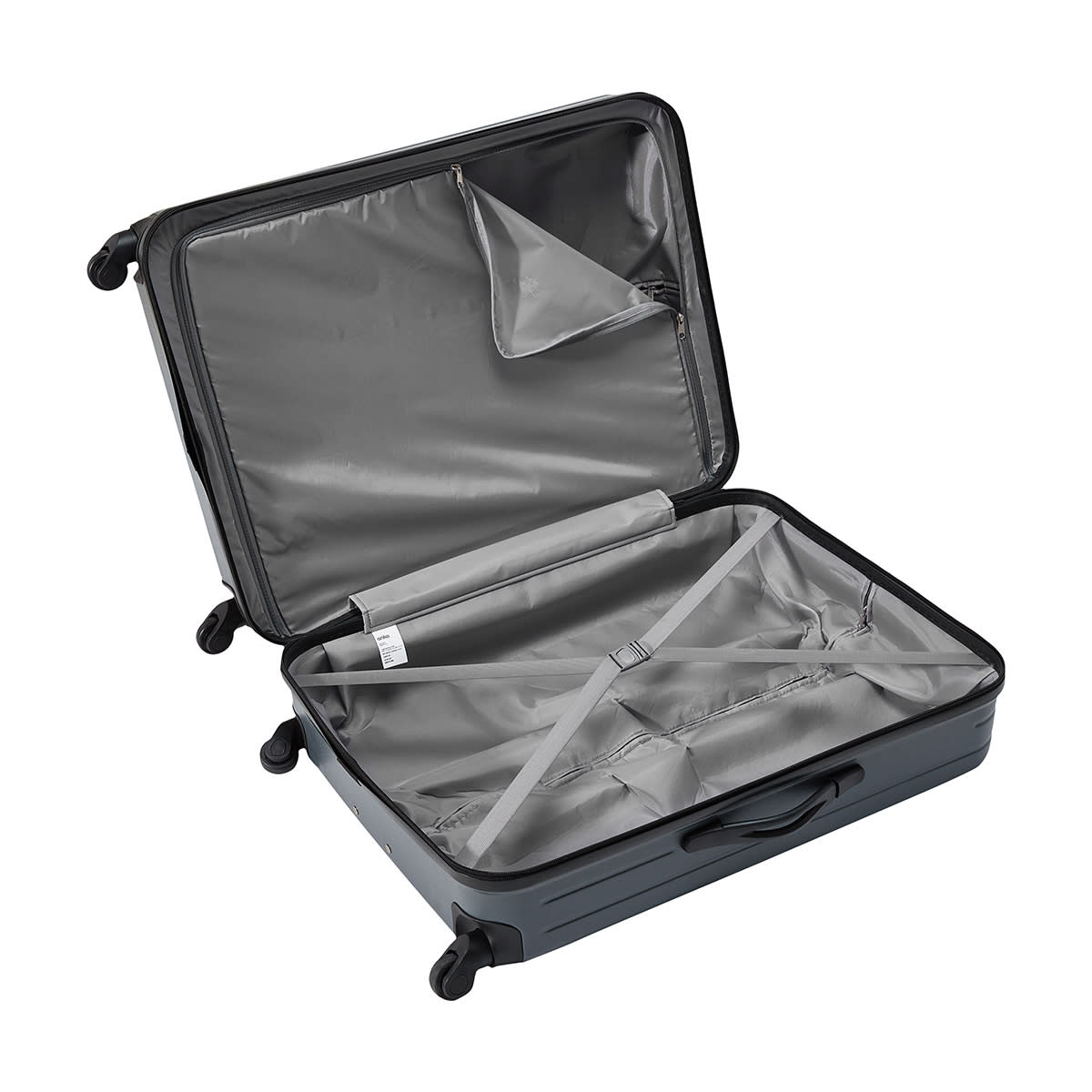 70cm 4 Wheel Hard Case - Charcoal - Kmart