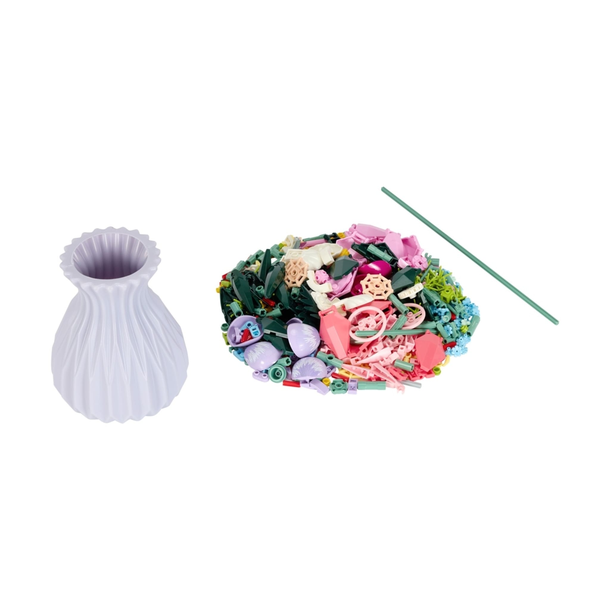 555 Piece Mini Blocks Flower Series Flower Bouquet with Vase Playset