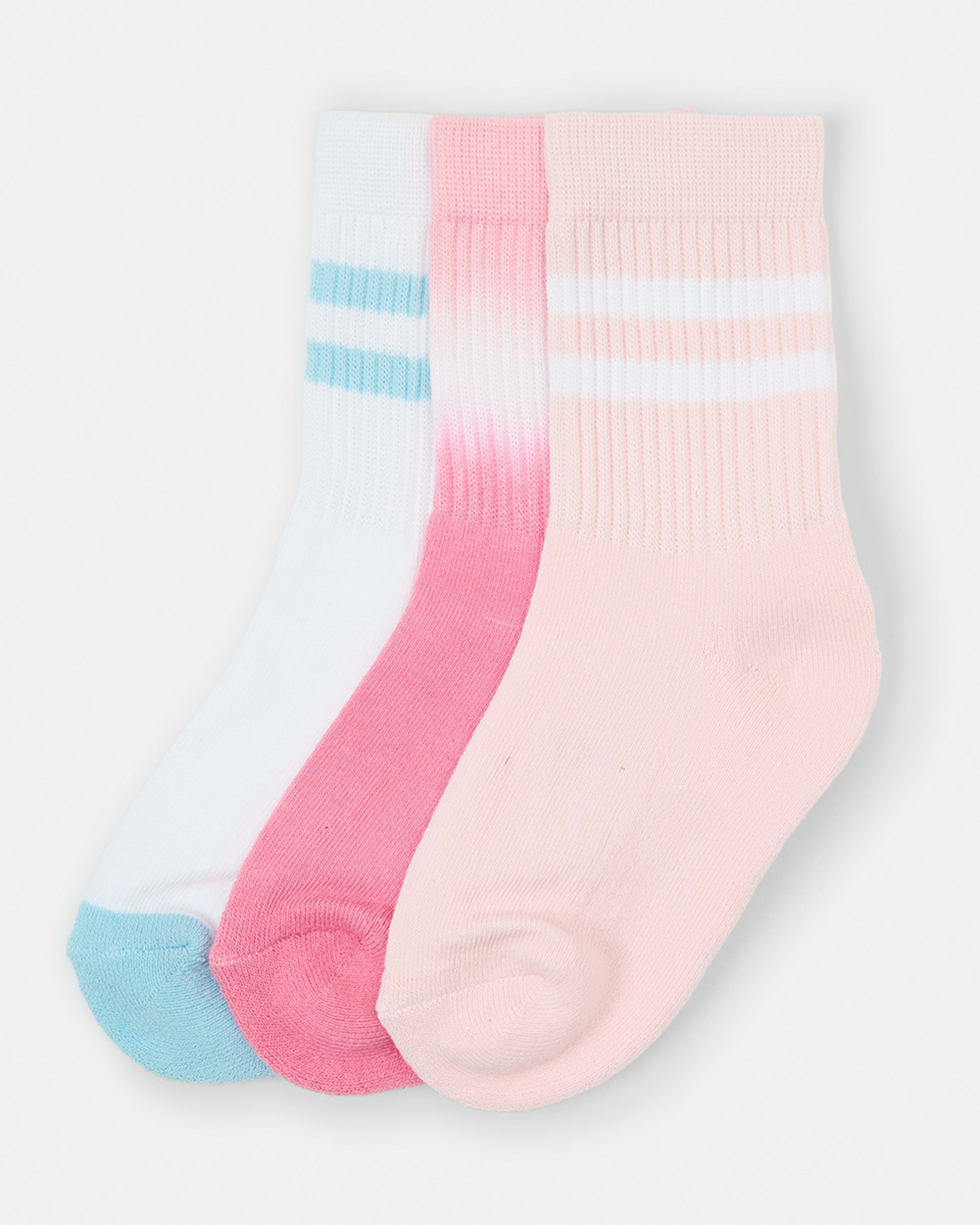2 3 Pack Crew Socks Tie Dye, 2 of 3