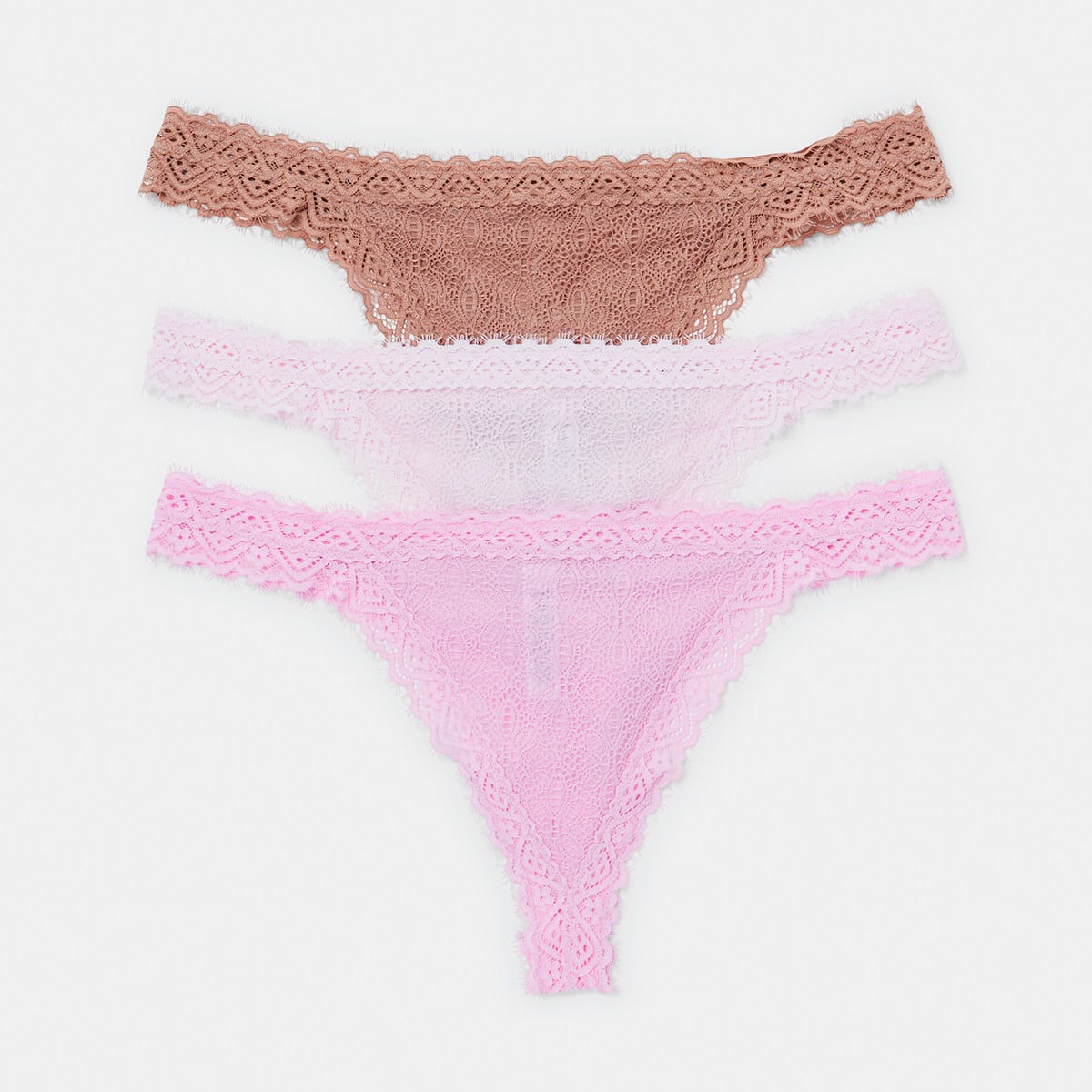 3 Pack Lace G String Briefs Kmart