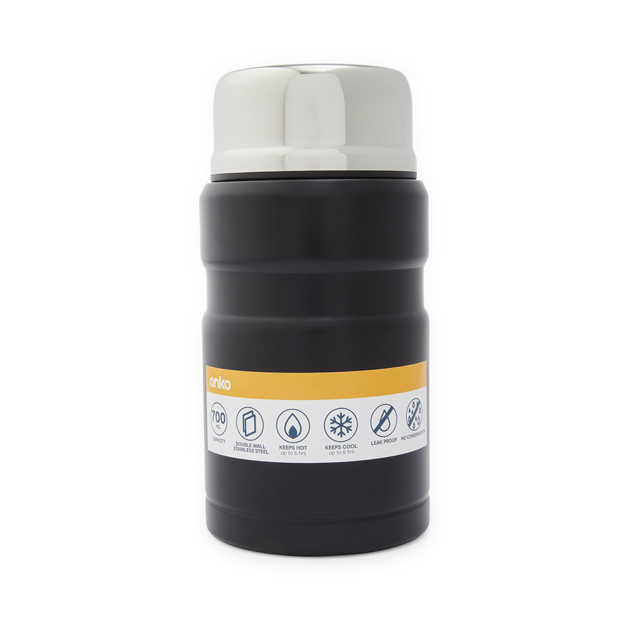 700ml Food Flask with Spoon Kmart