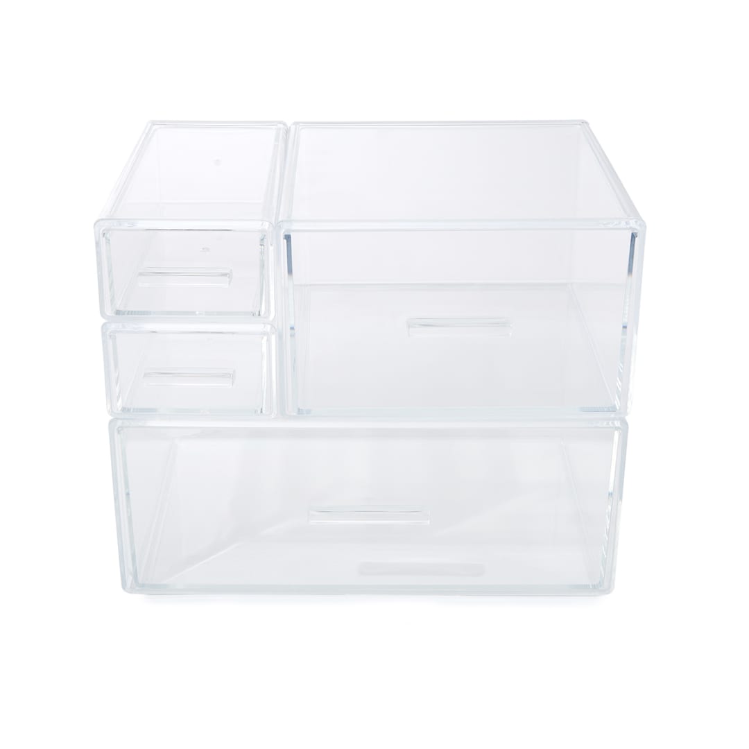 Set of 4 Modular Drawer Organisers Kmart