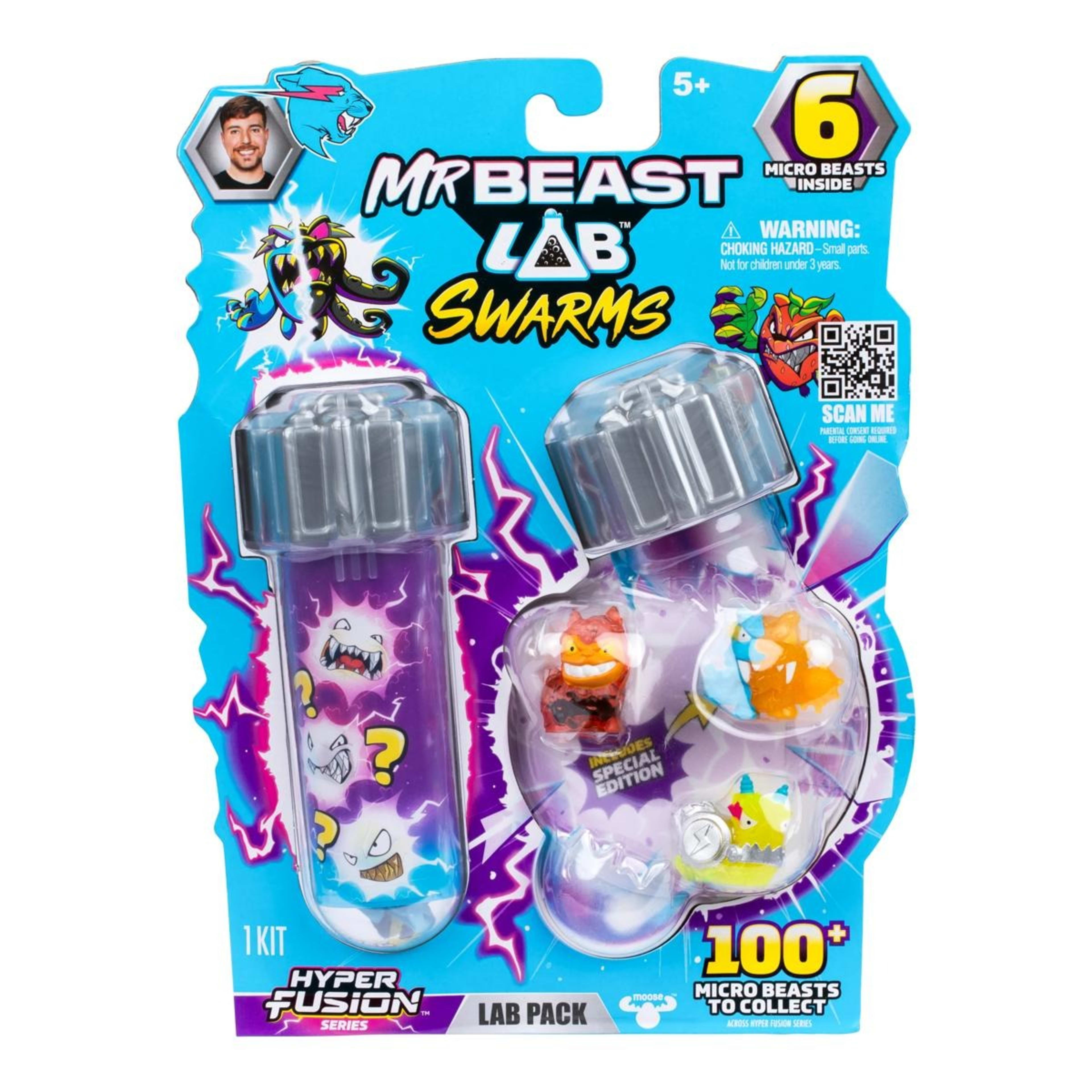 1 6 Pack MrBeast Lab Swarms S3 Lab Playset - Assorted