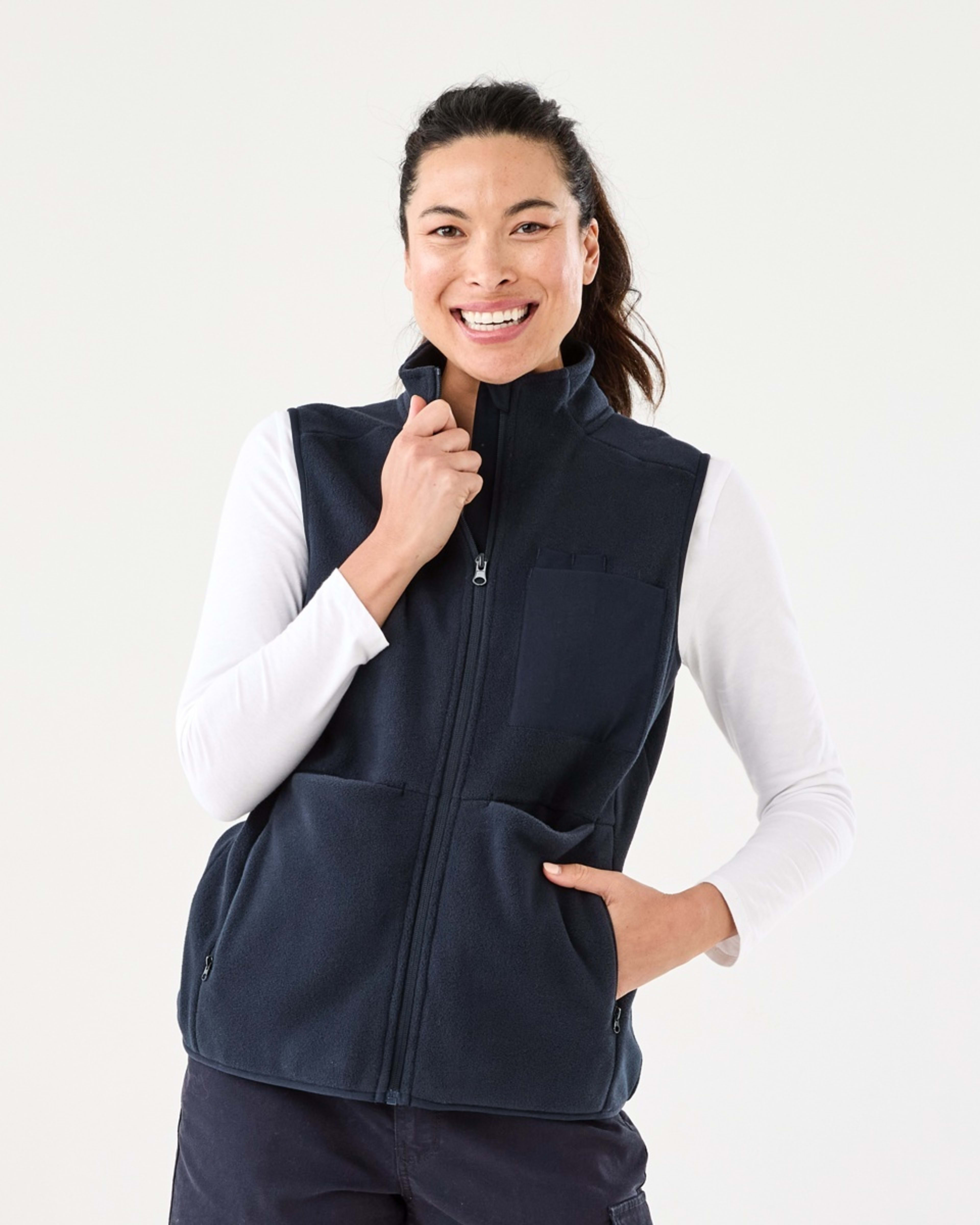 2 Work Scrub Vest Paris Blu, 2 of 6