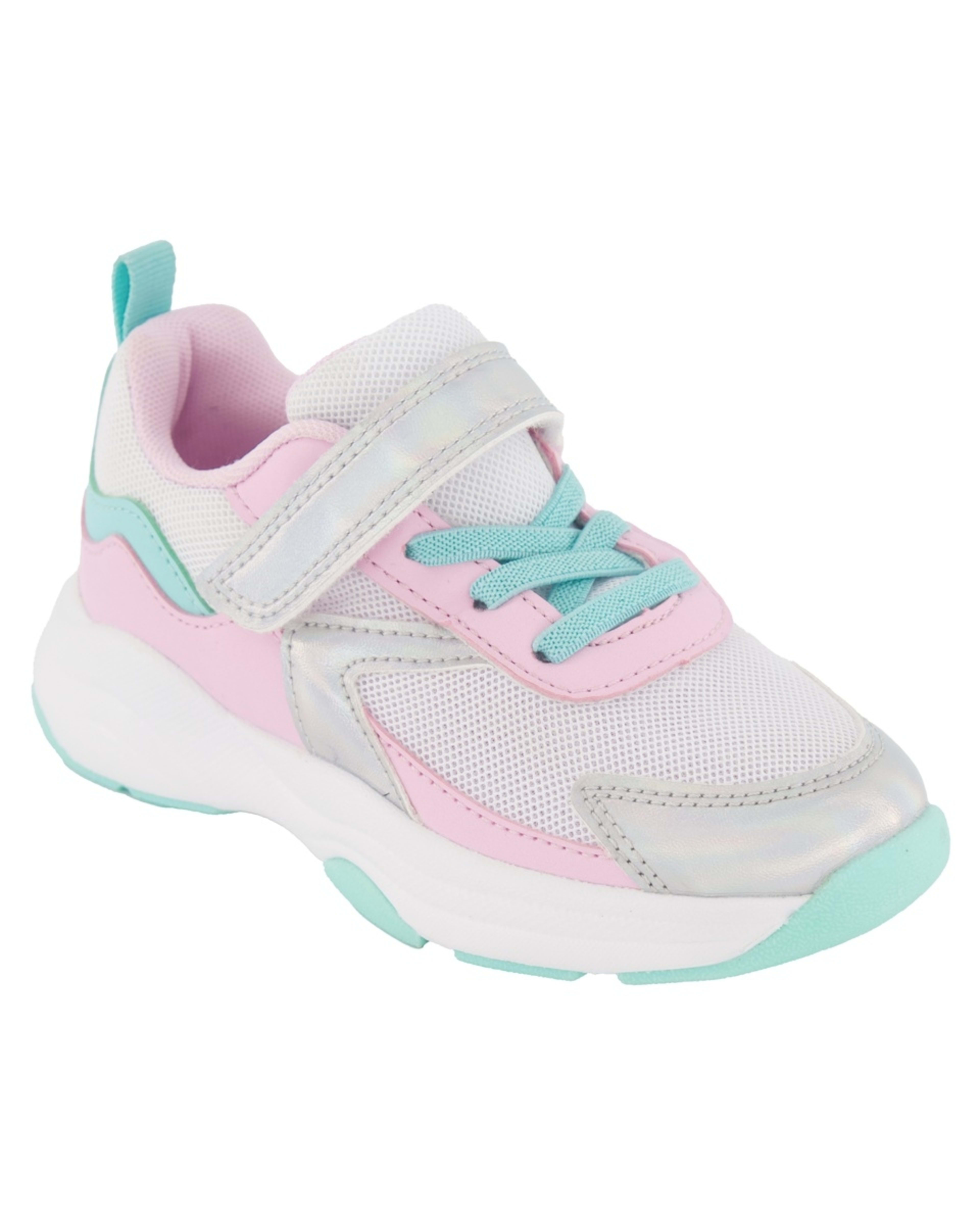 1 Junior Chunky Sneakers Irridescent Silver