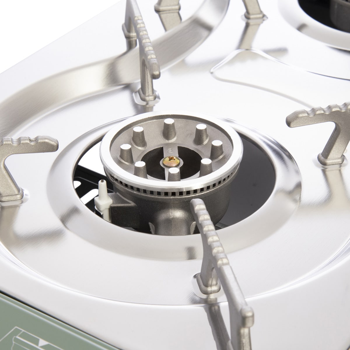 Halo Peak Butane Twin Burner Stove with Hotplate Kmart