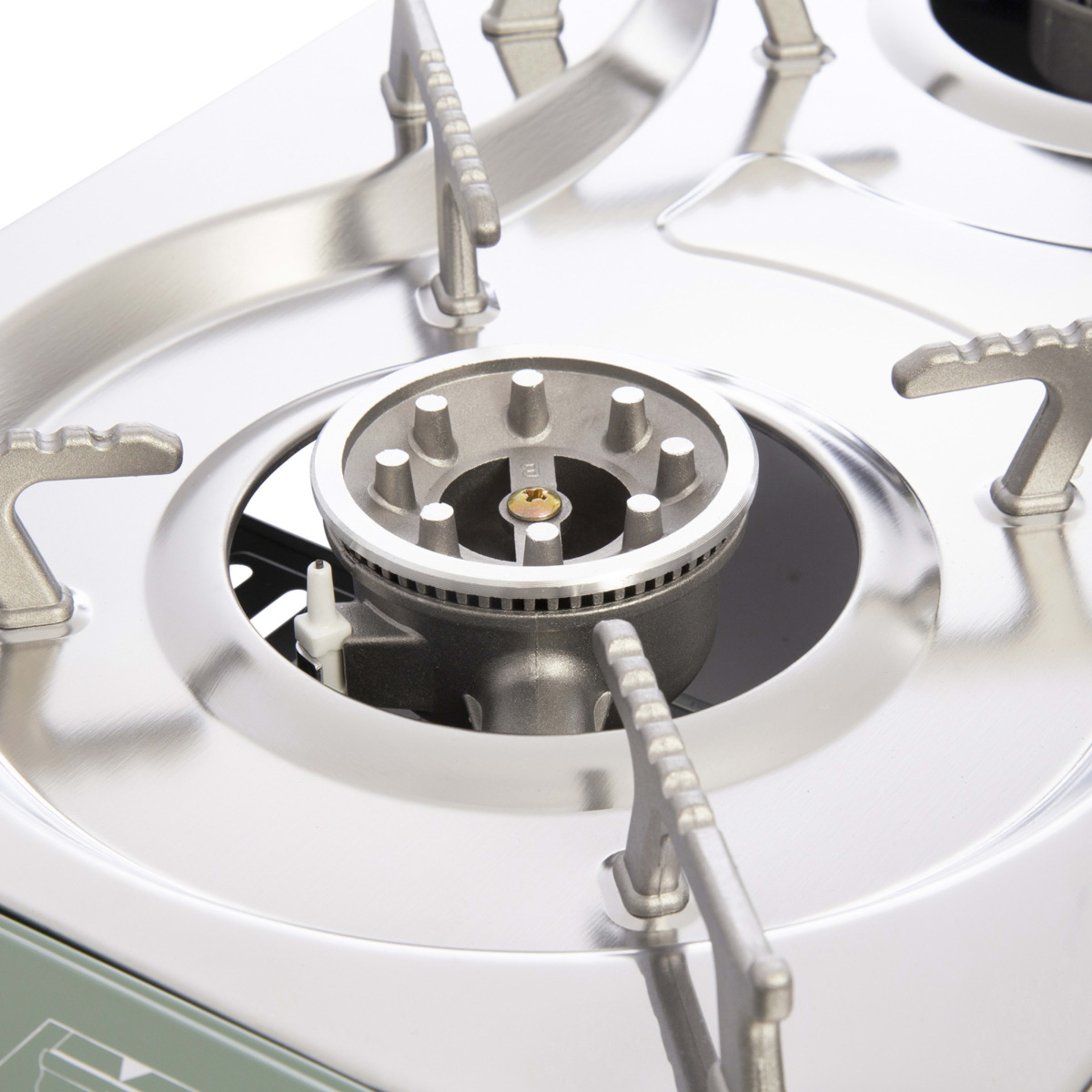 Halo Peak Butane Twin Burner Stove with Hotplate Kmart