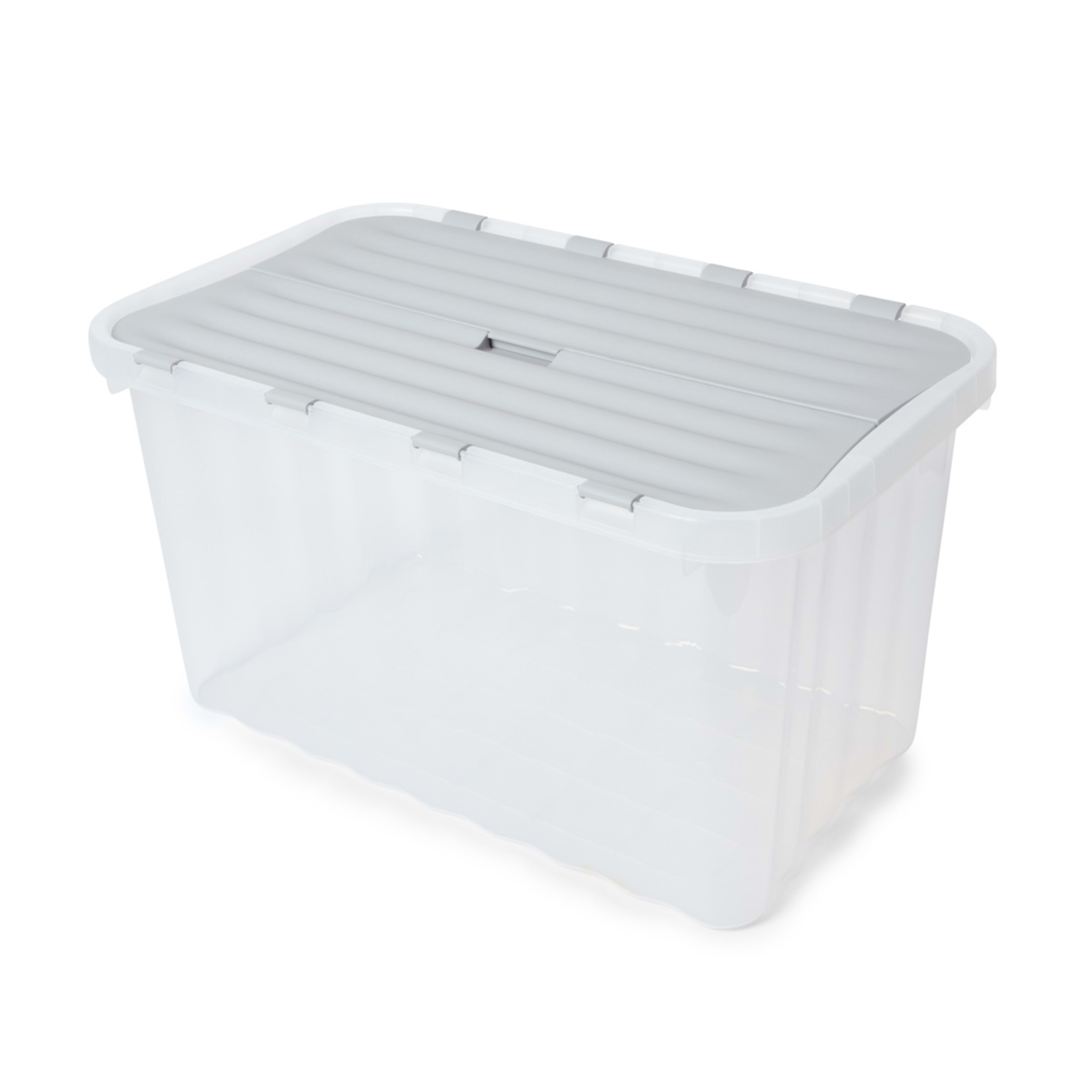 1 40L Tub with Hinged Lid