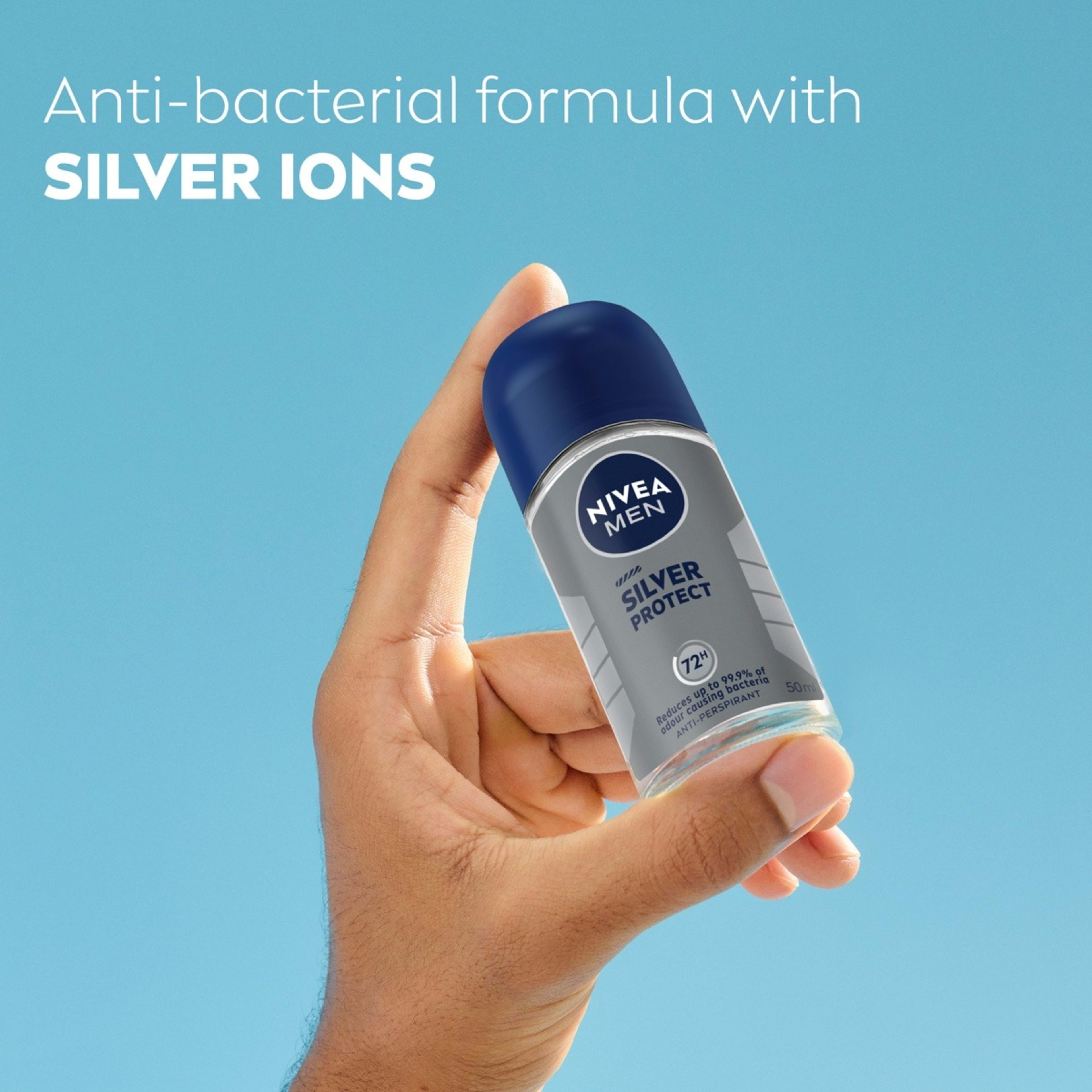 4 Nivea Men Silver Protect Anti-Perspirant Roll On, 4 of 8