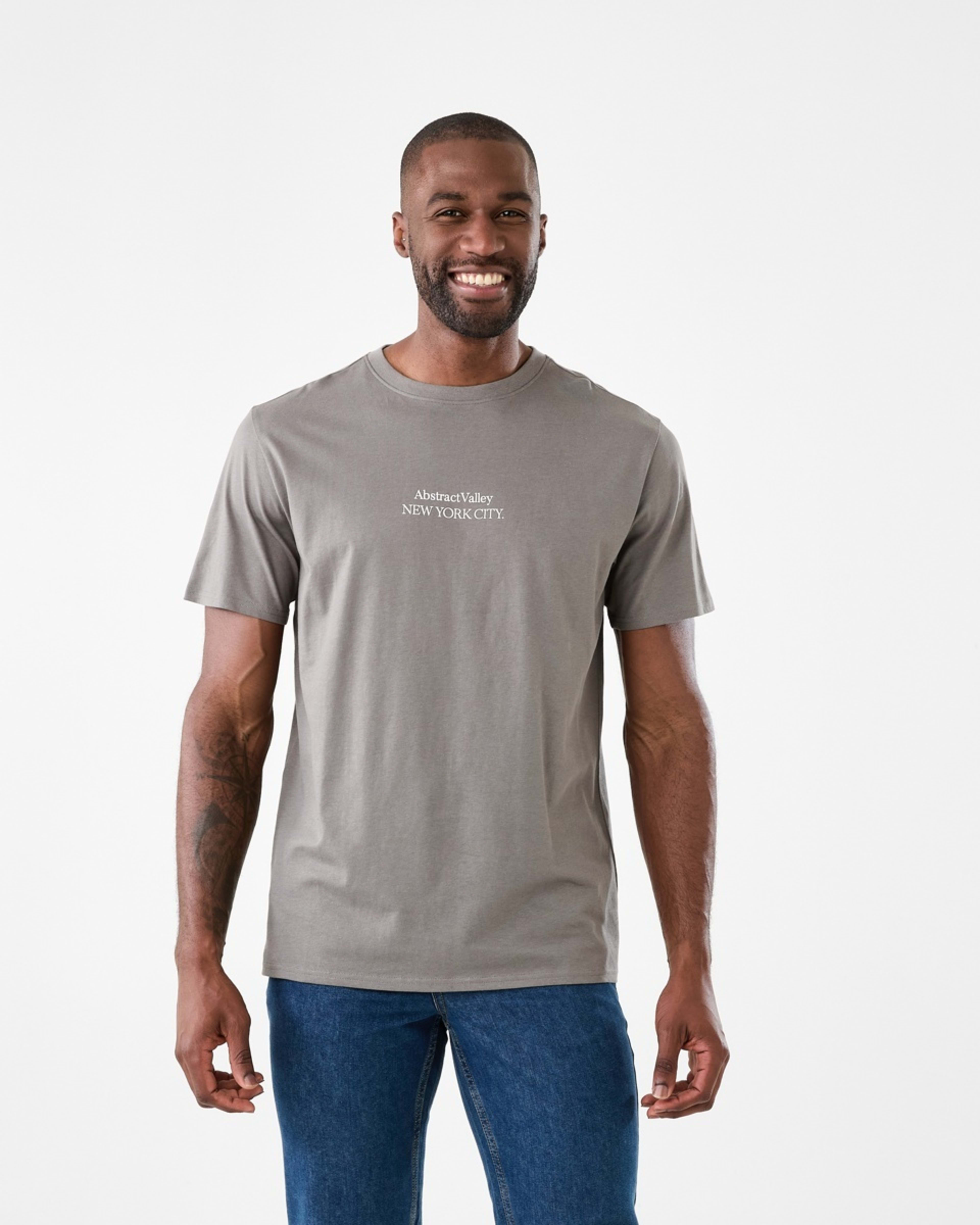 1 Print T-shirt Gry Grgyle, 1 of 5