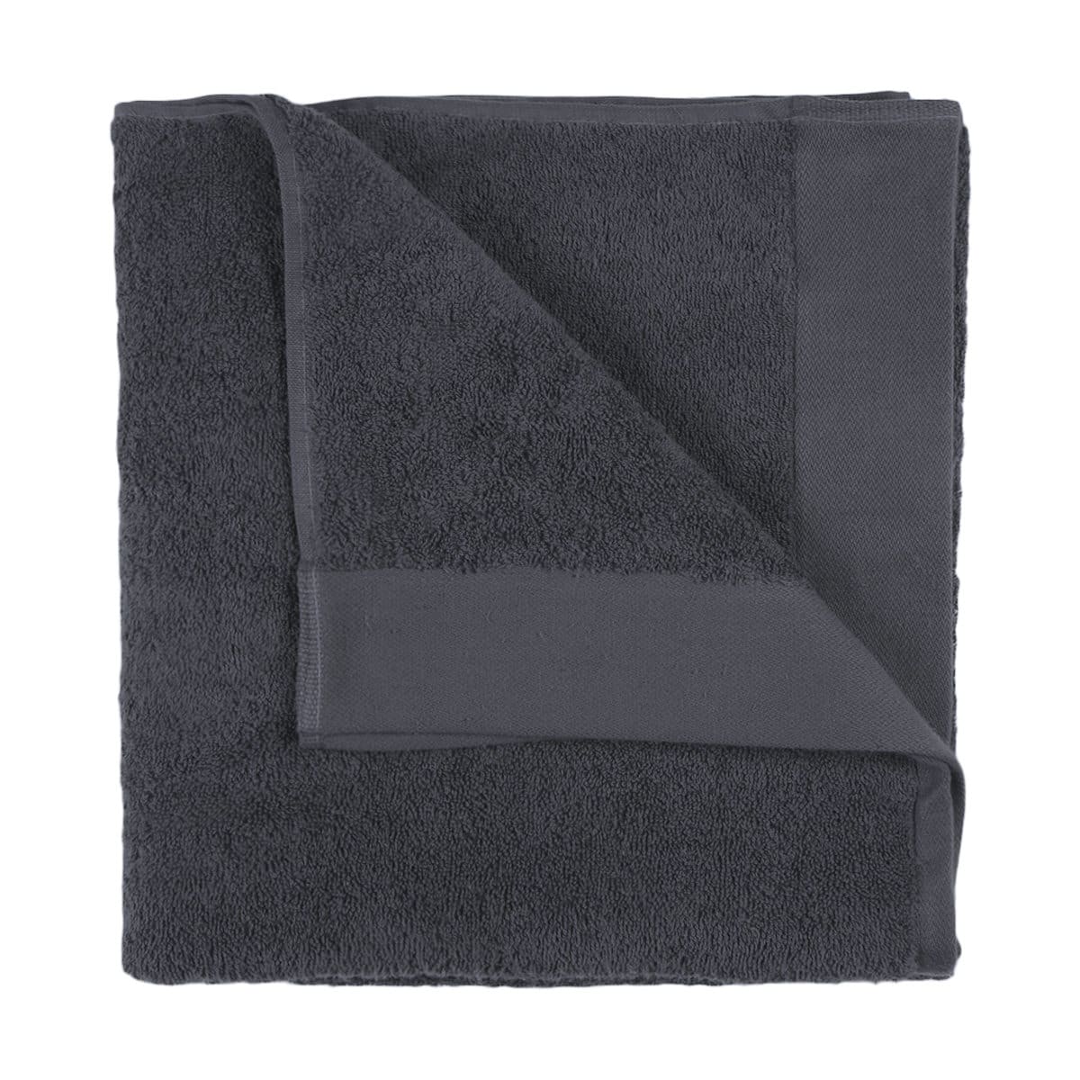 Malmo Cotton Bath Towel - Grey - Kmart