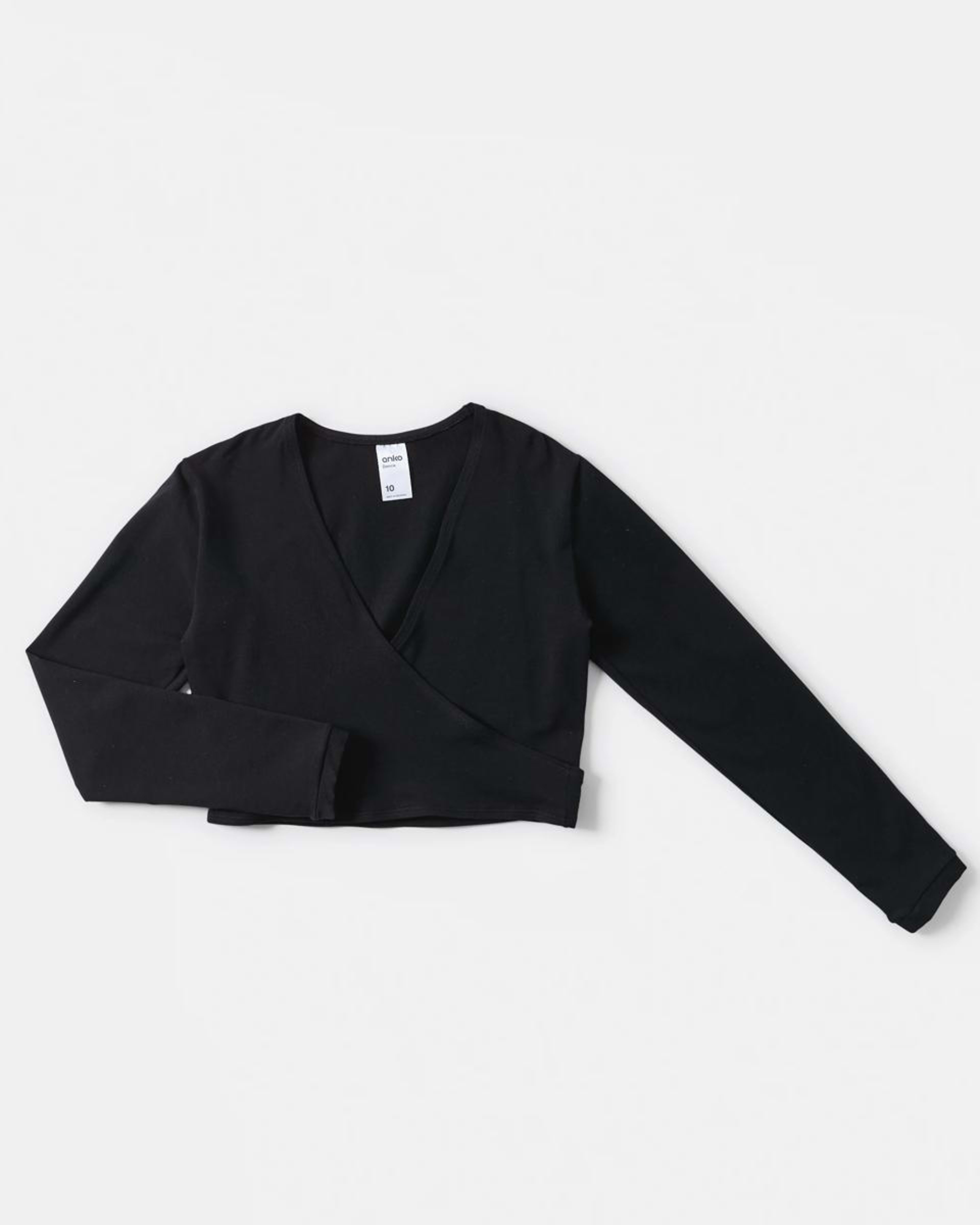 1 Dance Wrap Top BLACK