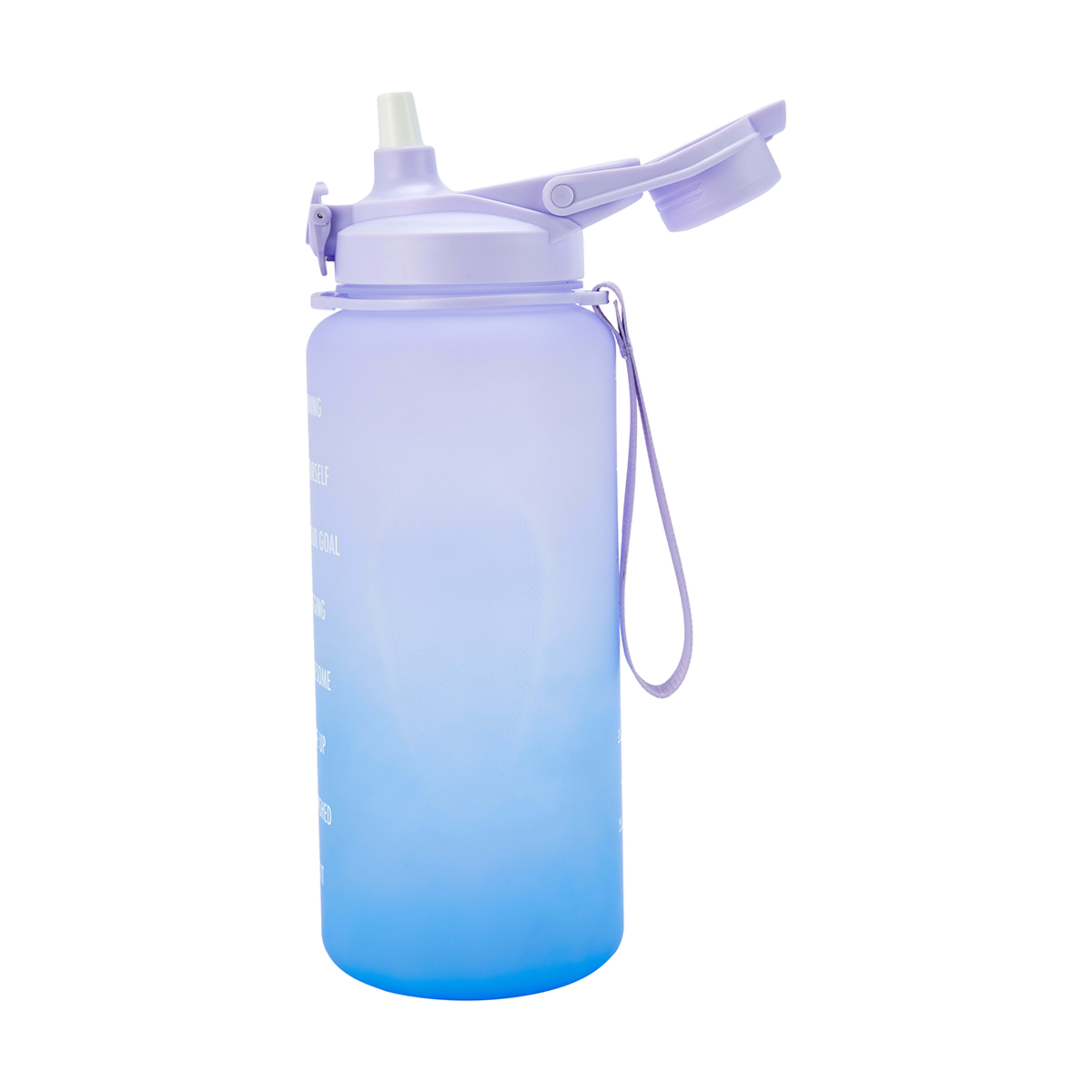 2.1L Purple Ombre Daily Intake Flip Lid Drink Bottle Kmart NZ