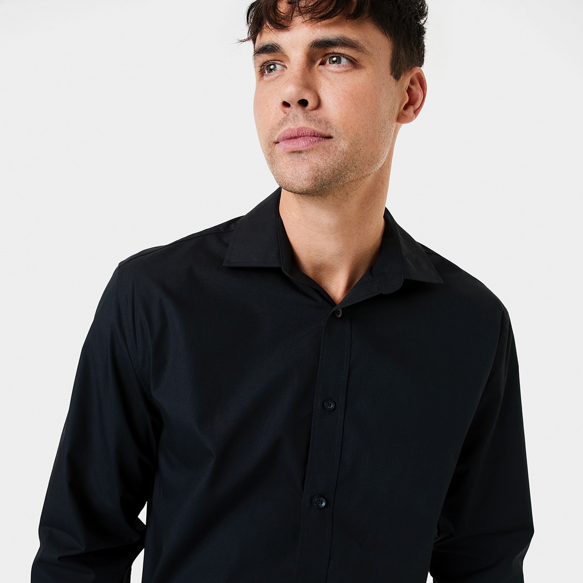 Workwear Long Sleeve Business Shirt Kmart