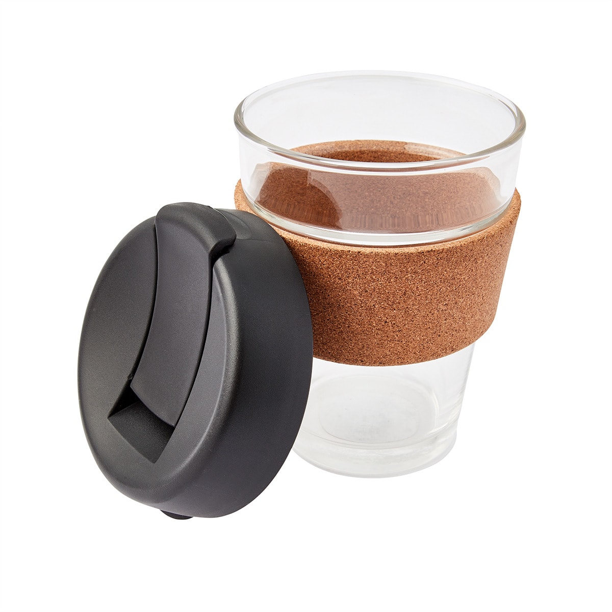 350ml Glass Reusable Travel Cup Kmart