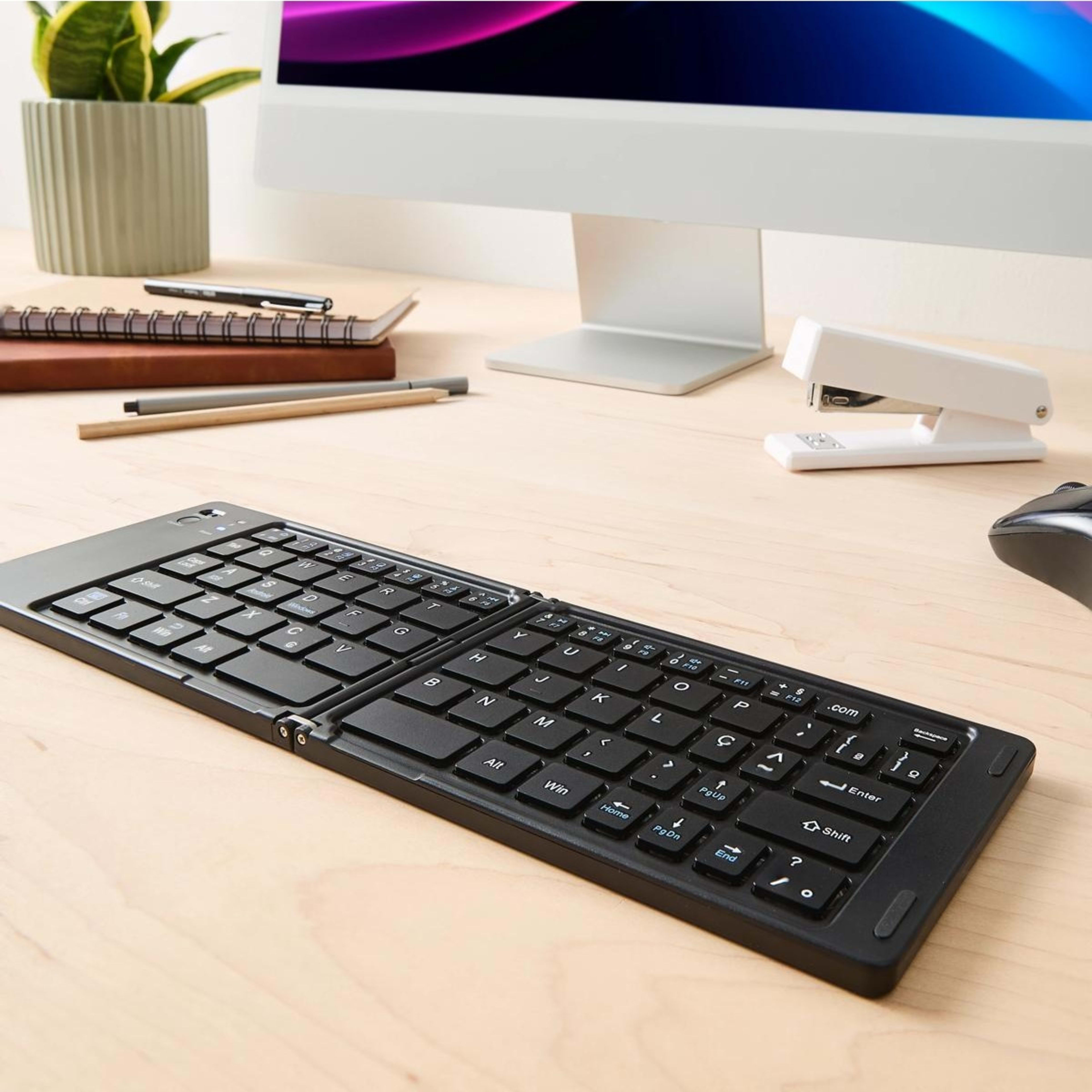 1 Folding Mini Bluetooth Keyboard