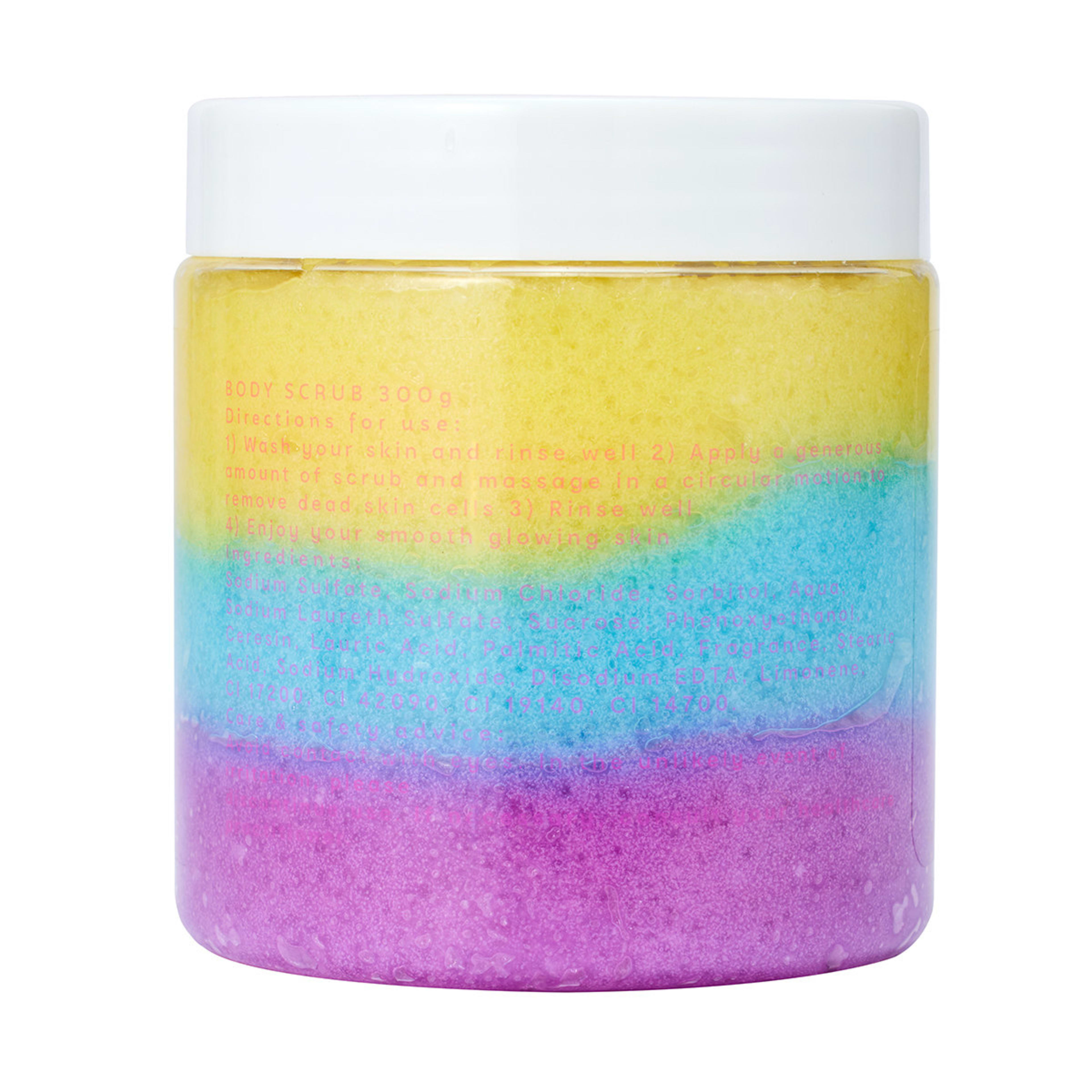 Galaxy Unicorn Body Scrub 300g Bubblegum Yum Scent Kmart