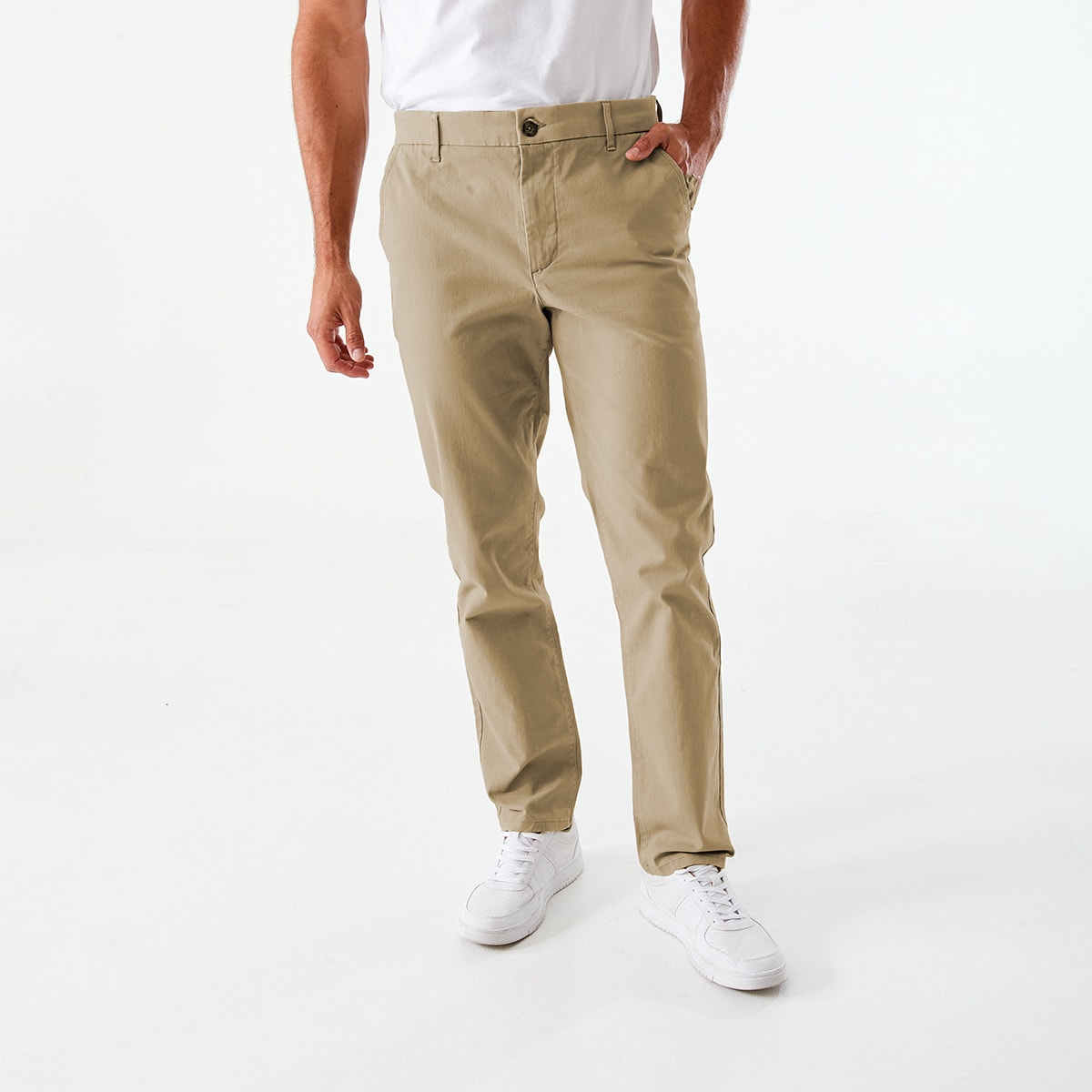 Straight Stretch Chino Pants Kmart