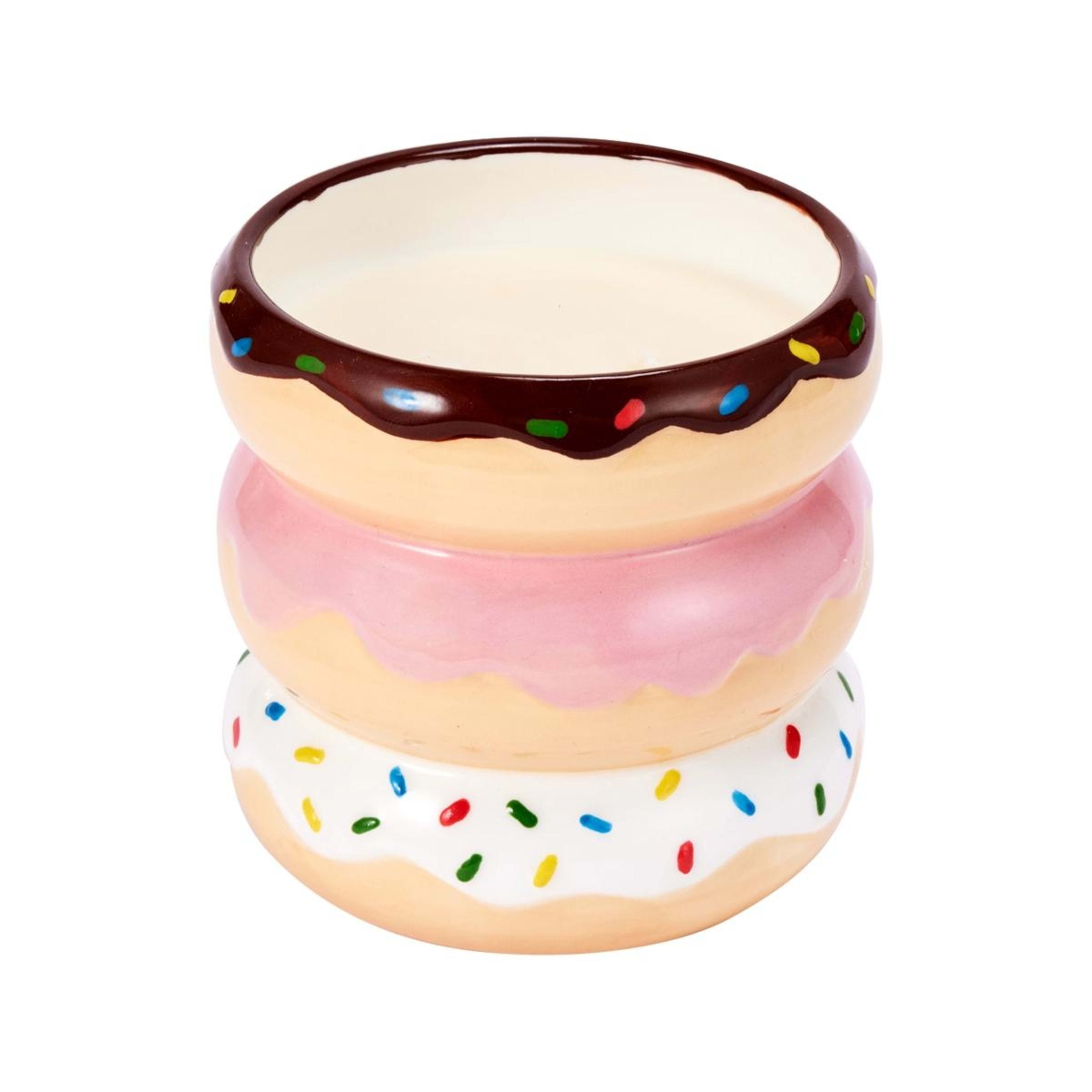2 Ceramic Donut Stack Candle, 2 of 6